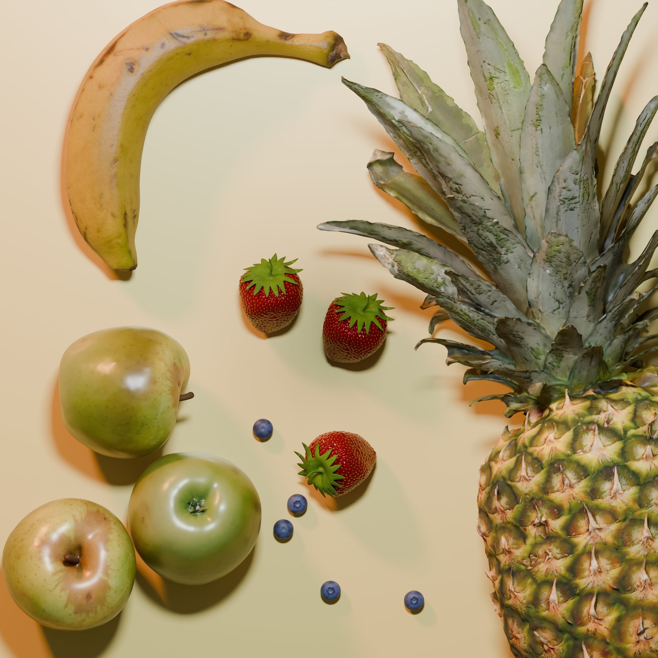 Fruity scent illustration