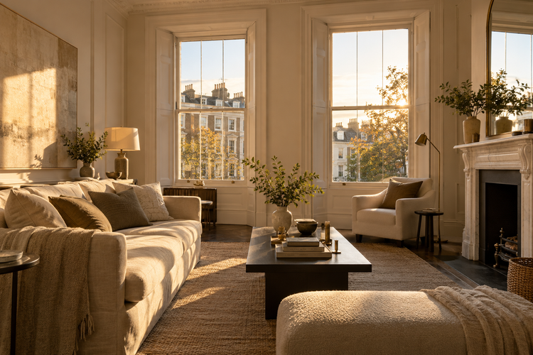 A light-filled residential interior