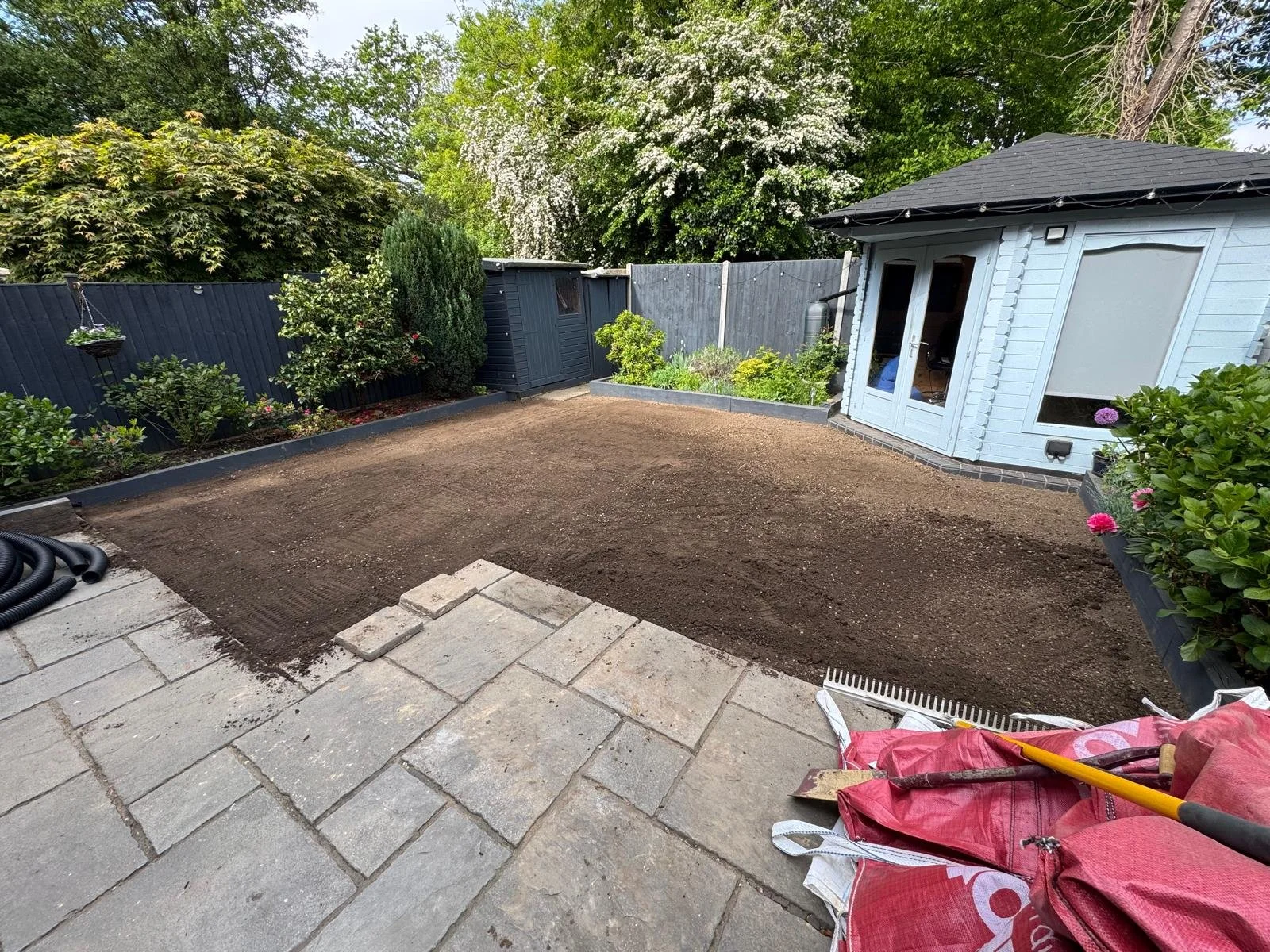 Soakaway and topsoil preparation in Warfield, Berkshire by BWL Construction