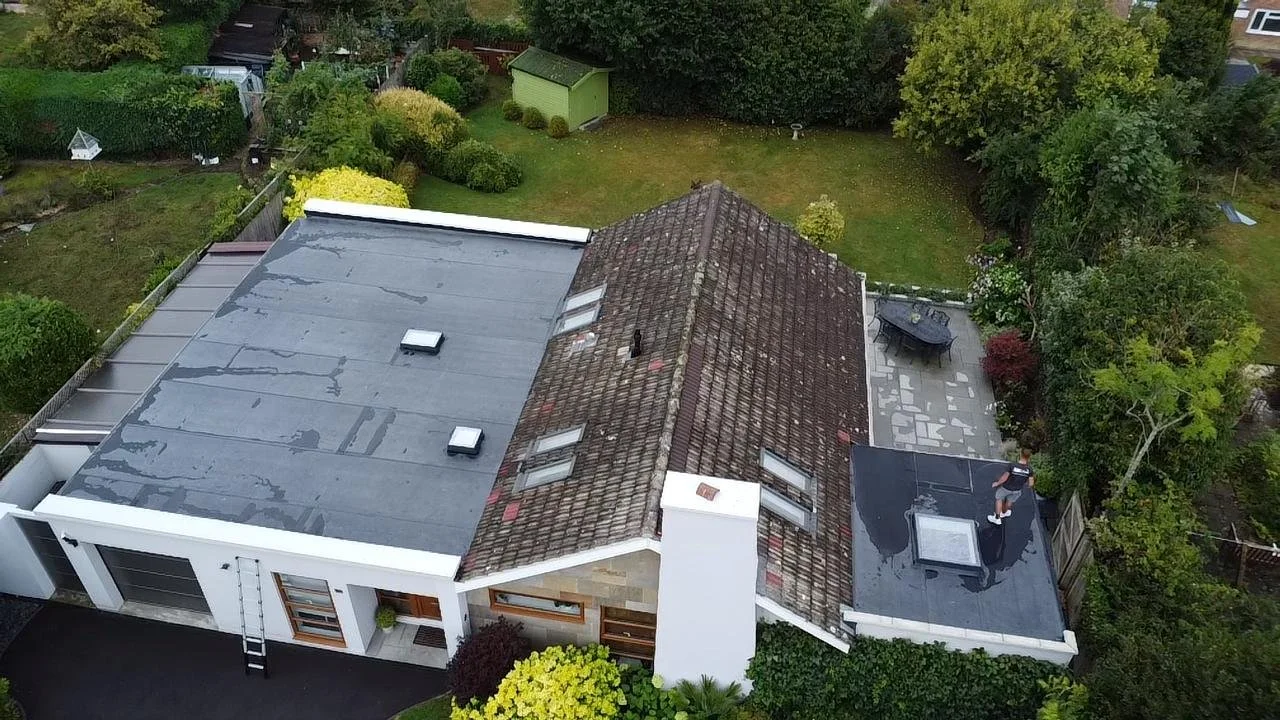 Flat roof reinstallation in Grayshott, Hampshire by BWL Construction