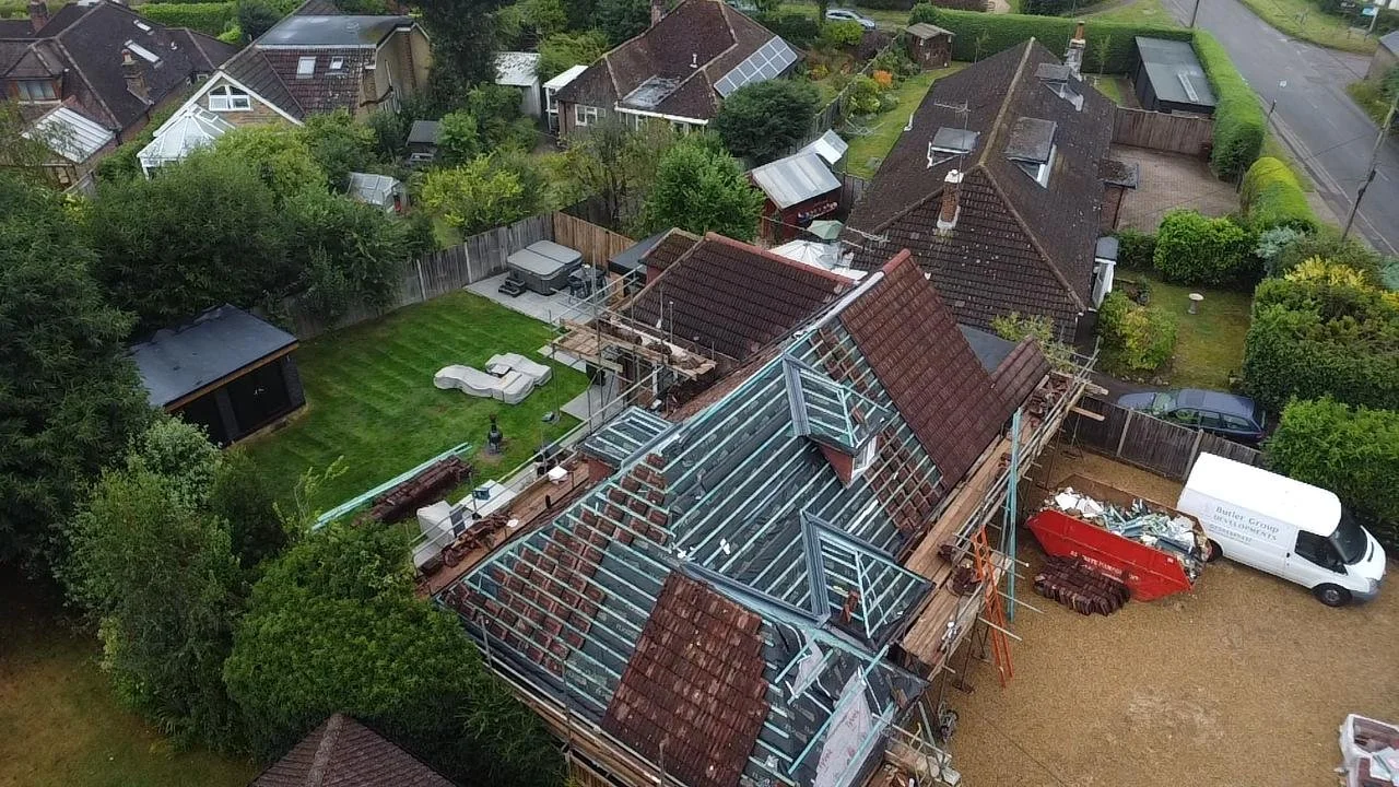 Re-roofing project completed by BWL Construction in Witley, Surrey