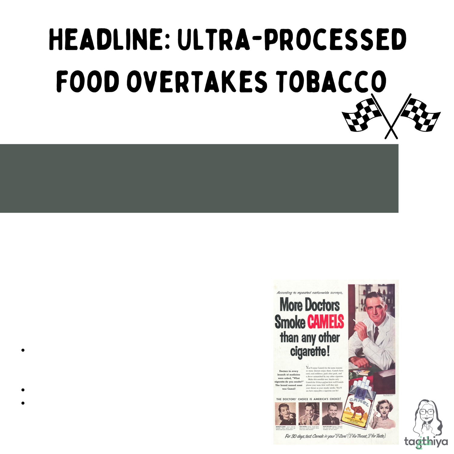 Headline: Ultra-processed food overtakes Tobacco