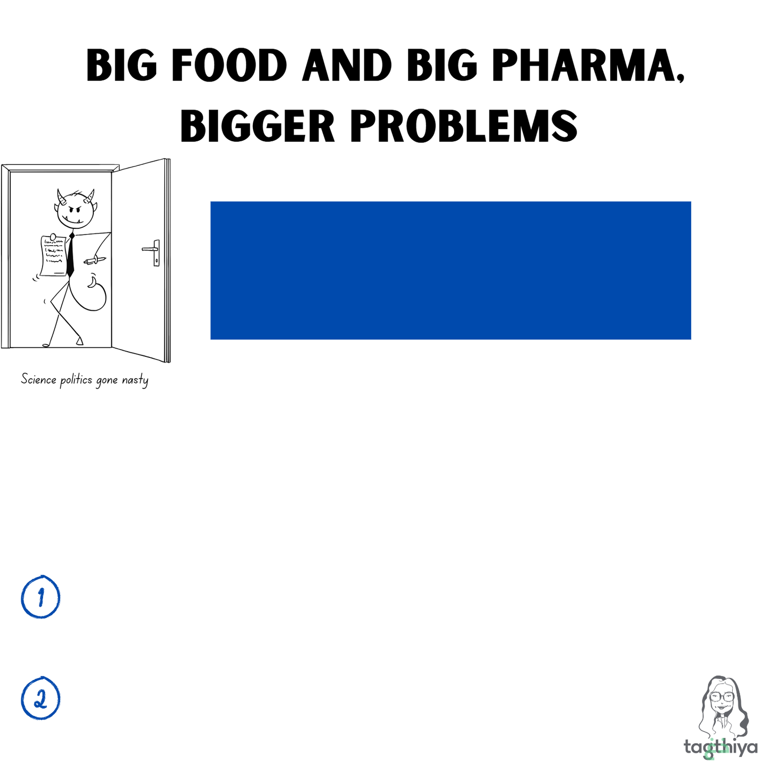 big food and big pharma, Bigger problems Science politics gone nasty