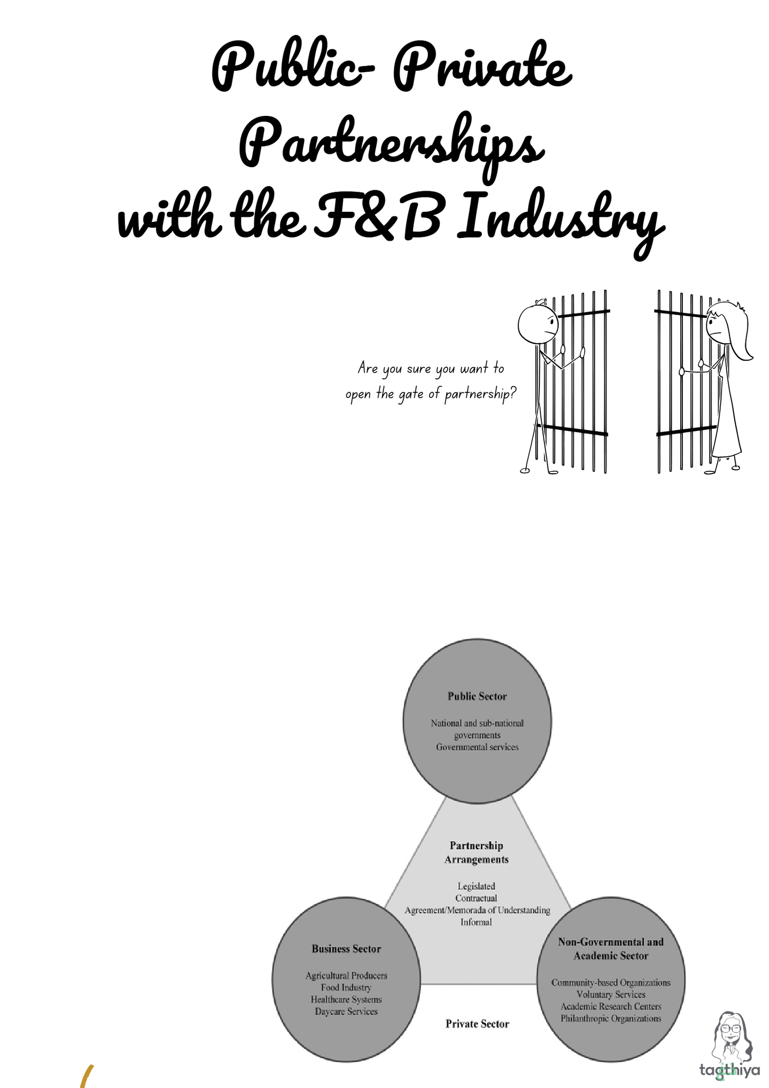 Public- Private Partnerships with the F&B Industry Are you sure you want to open the gate of partnership?
