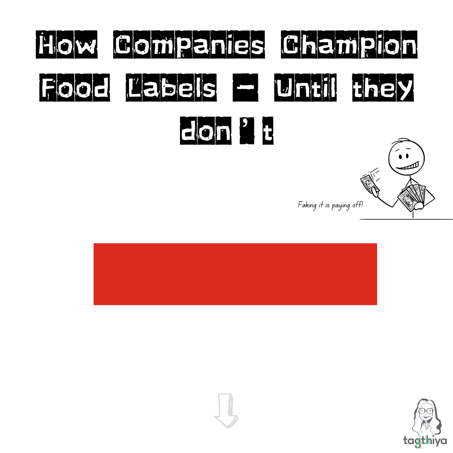 How Companies Champion Food Labels - Until they don’t Faking it is paying off!