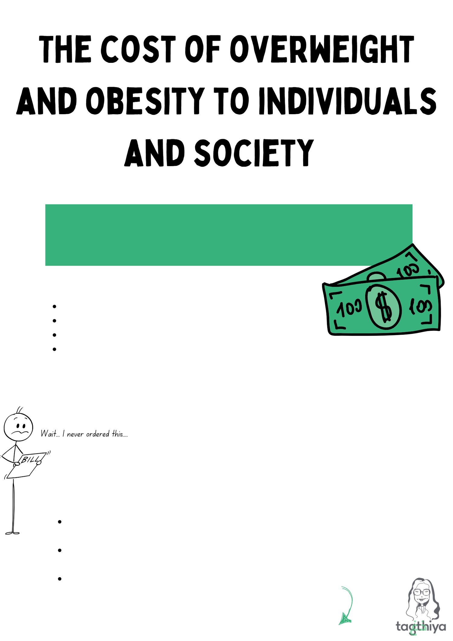 The cost of overweight and obesity to individuals and society Wait... I never ordered this....