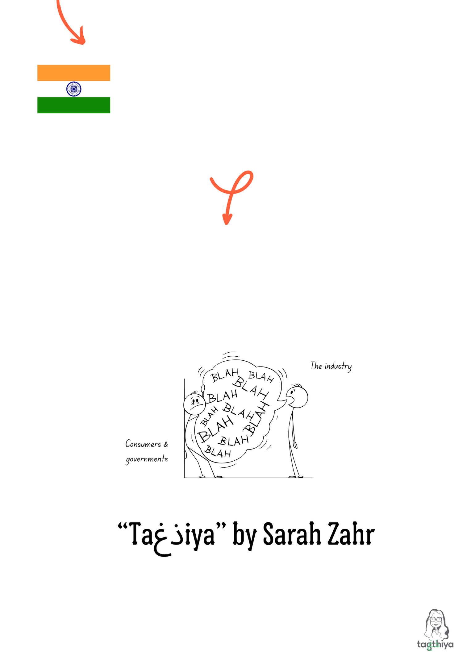 The industry Consumers & governments “Ta ذغ iya” by Sarah Zahr