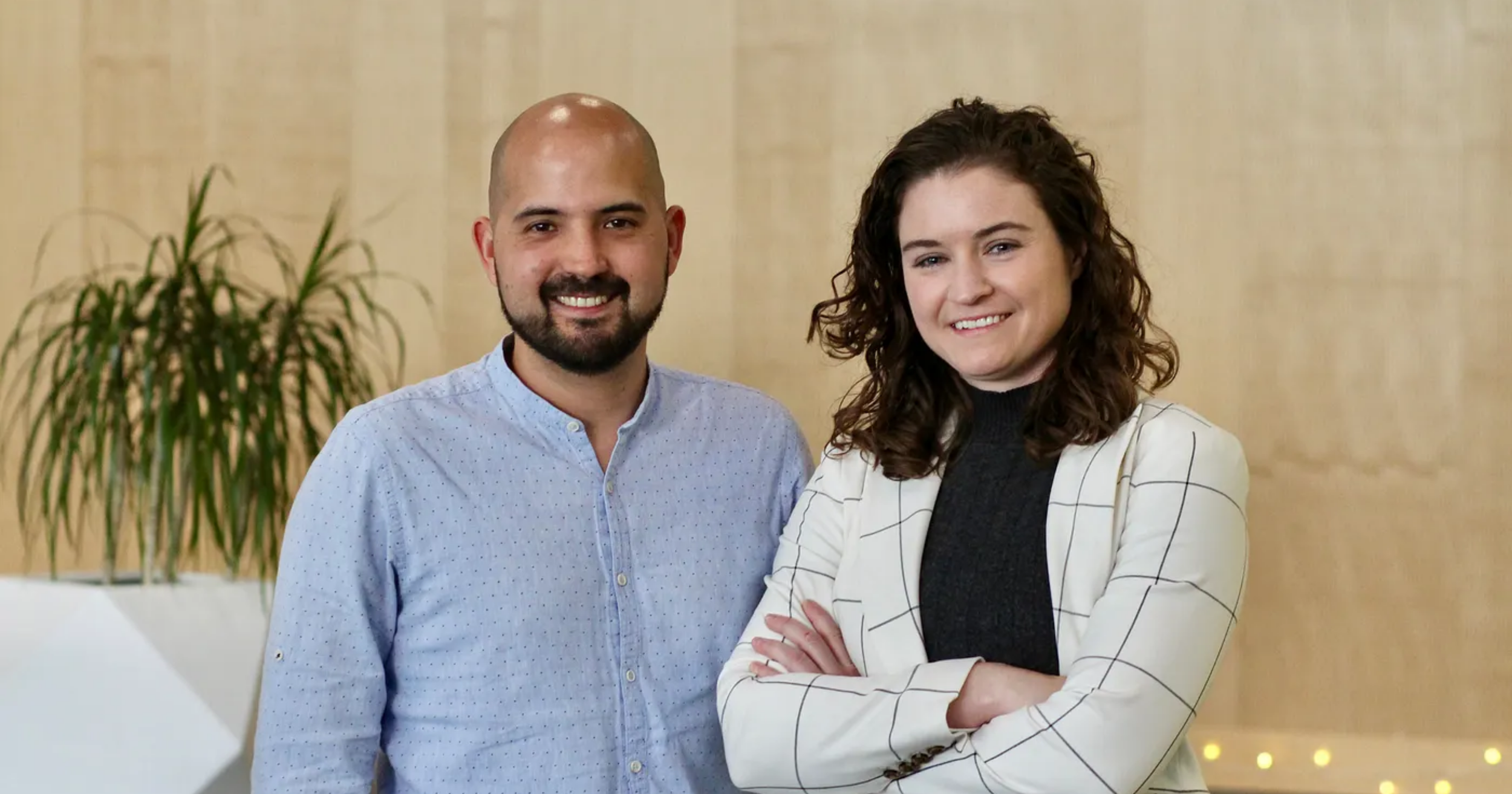 NeuroBionics Co-Founders MJ Antonini (L) and Nicolette Driscoll