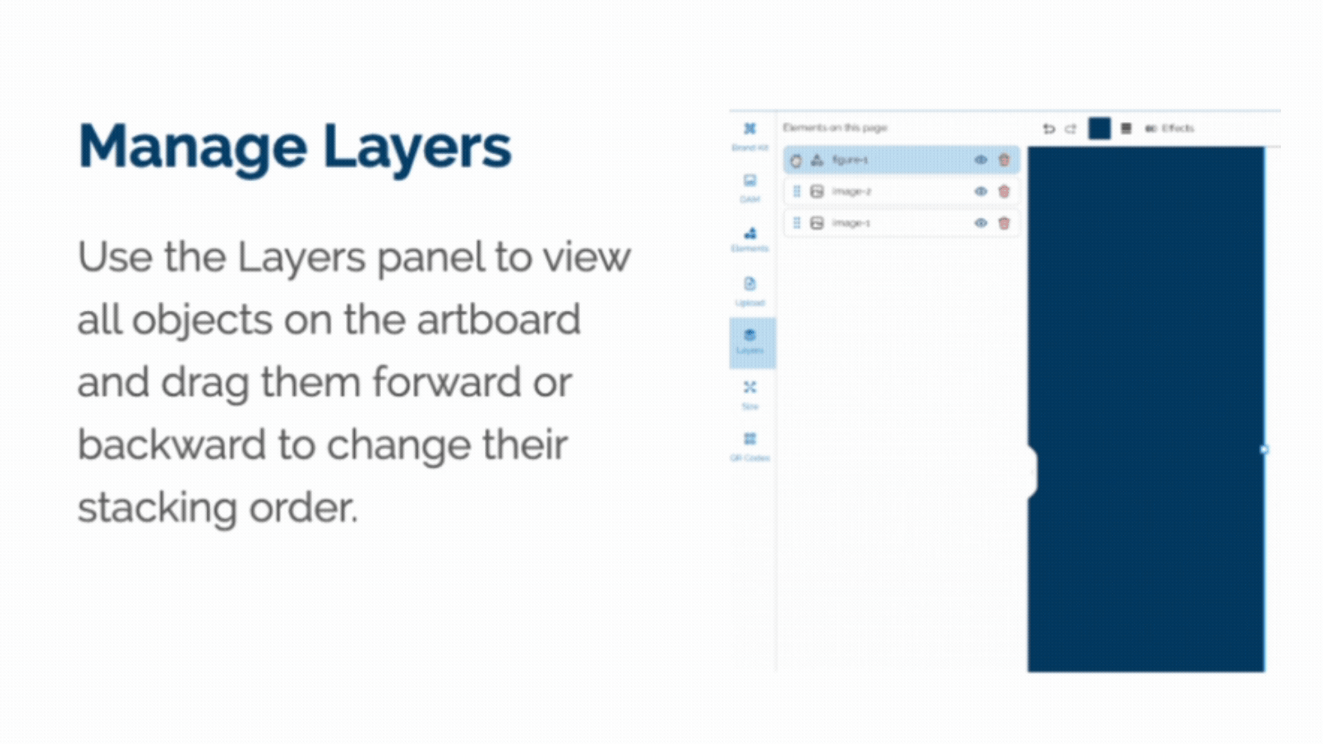Manage layers
