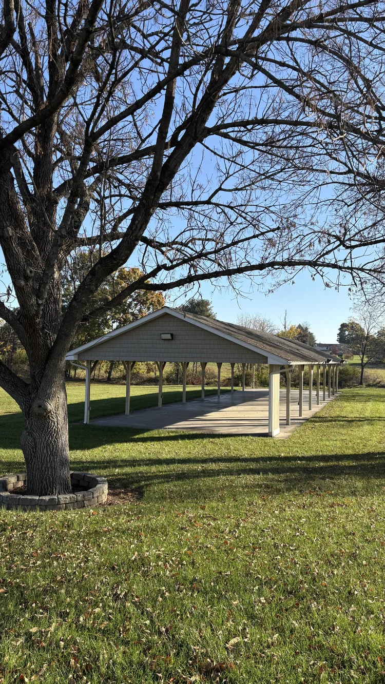 Saint Ann pavilion and surrounding lawn
