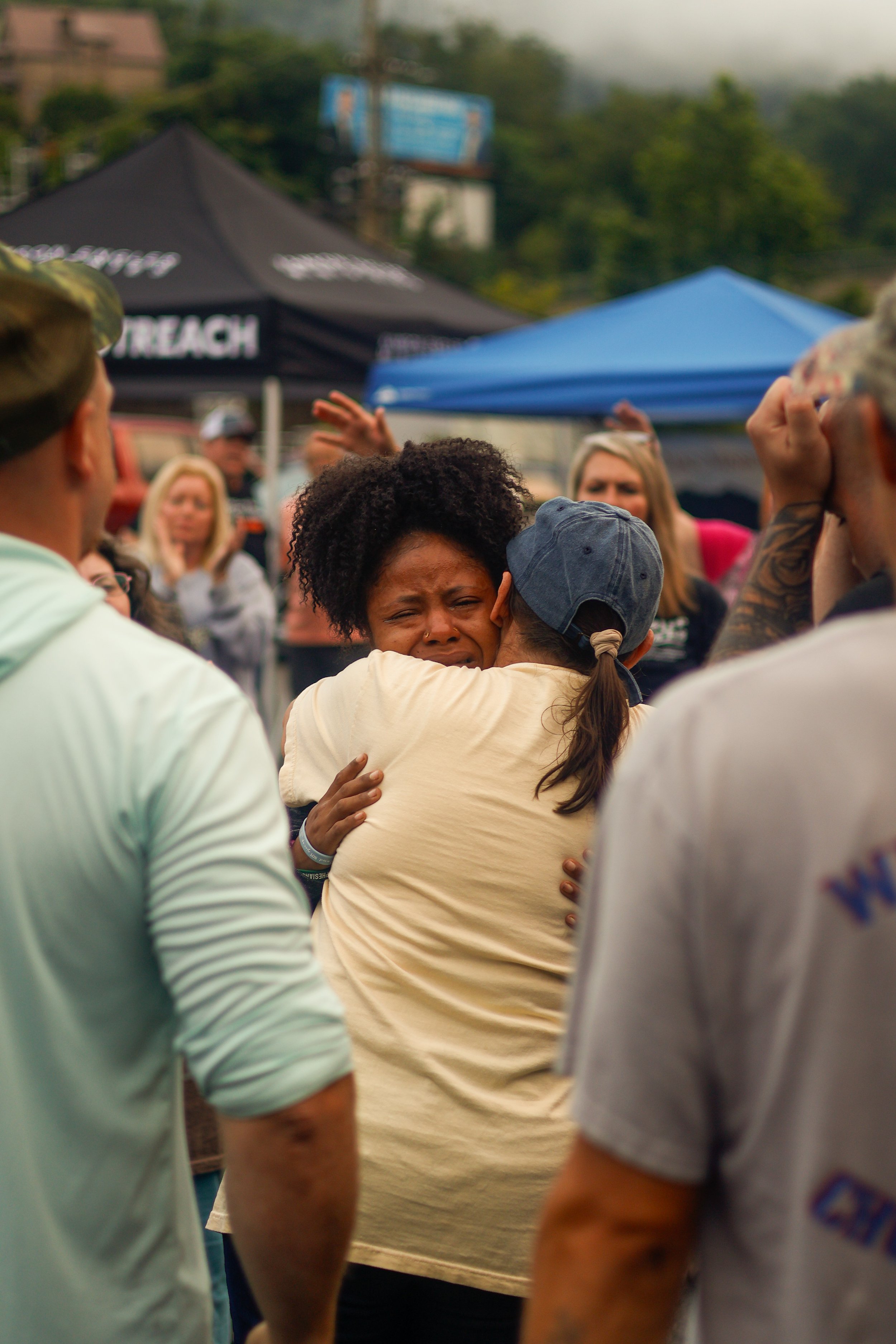 A ministry and prayer moment
