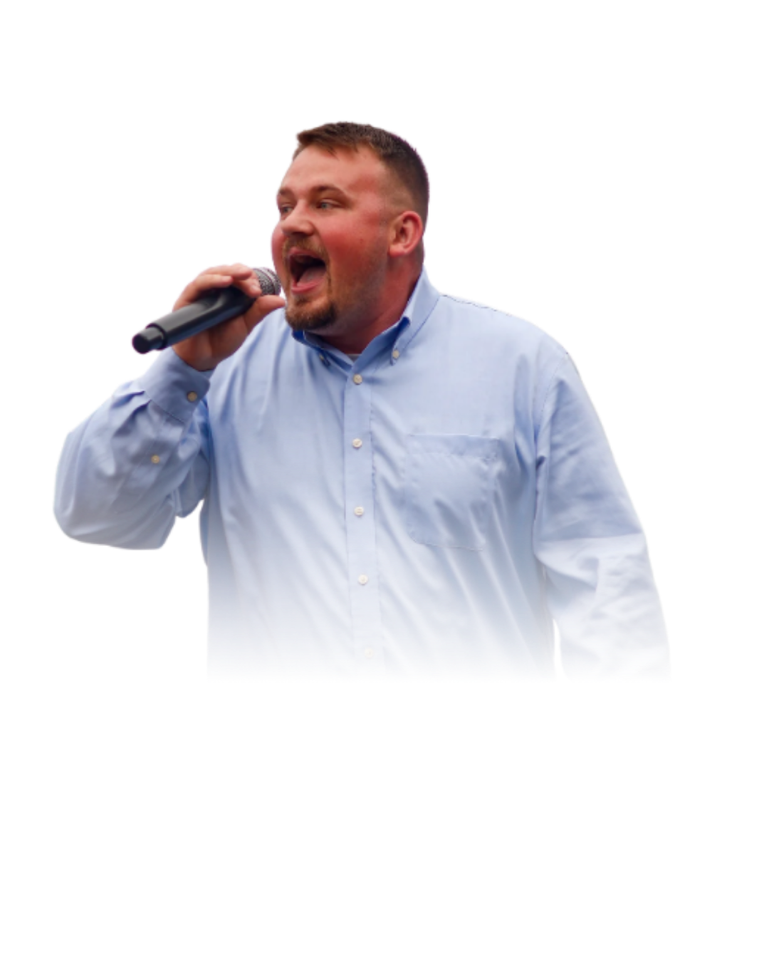 Evangelist Kamron Engler preaching