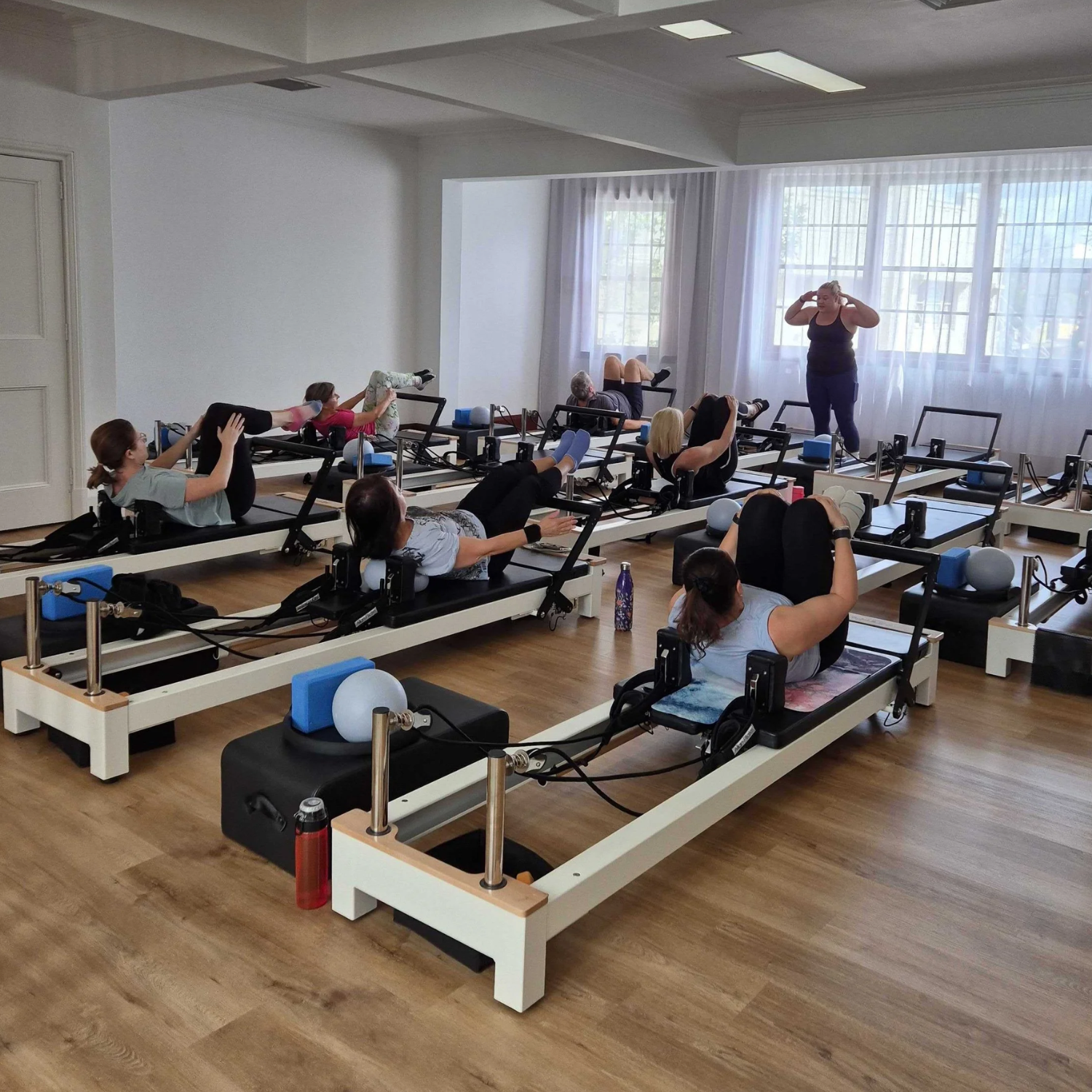 Reformer Pilates class