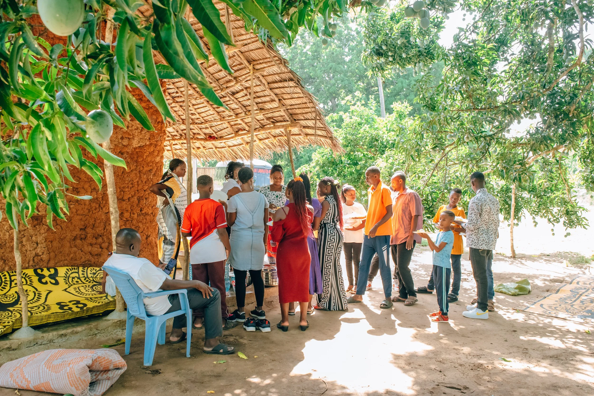 Tesifa community gathering at Thayu Farm