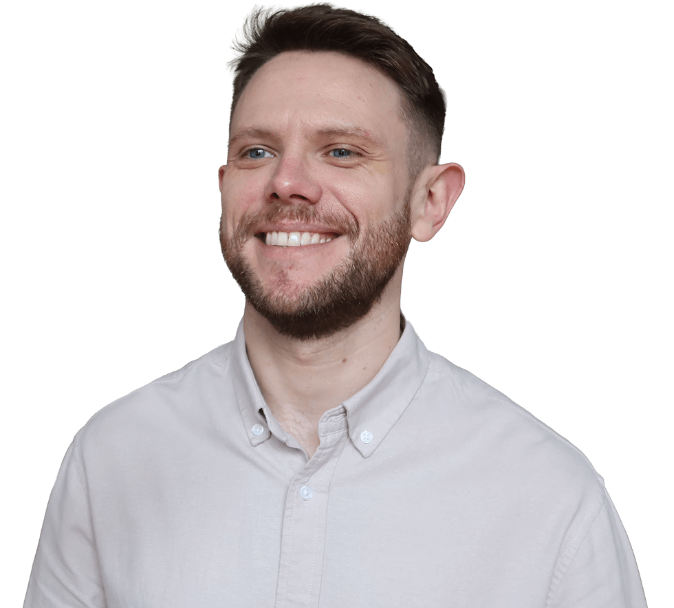 Jamie wearing a shirt