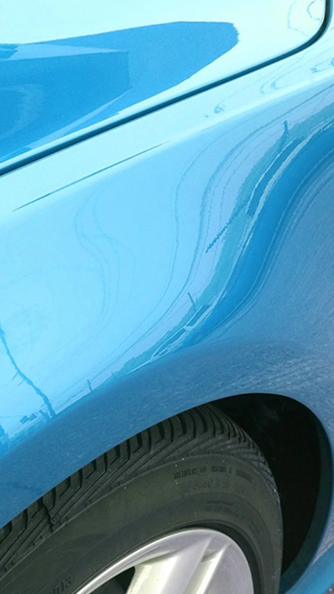 After: Dent removed with paintless dent repair
