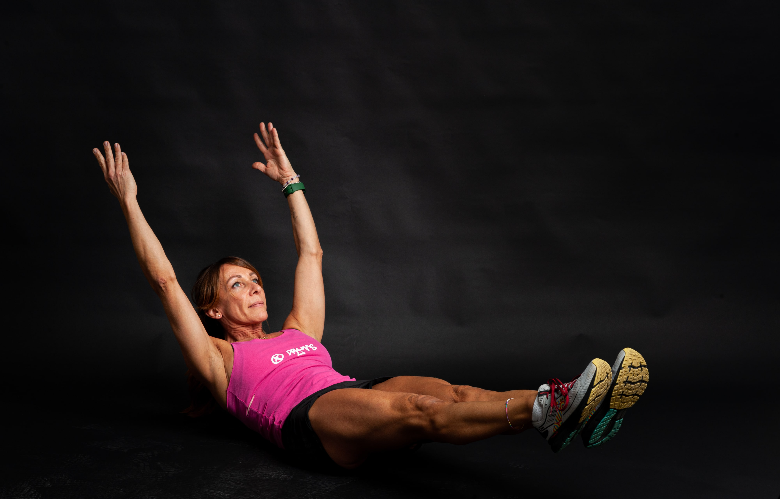 Marta working out