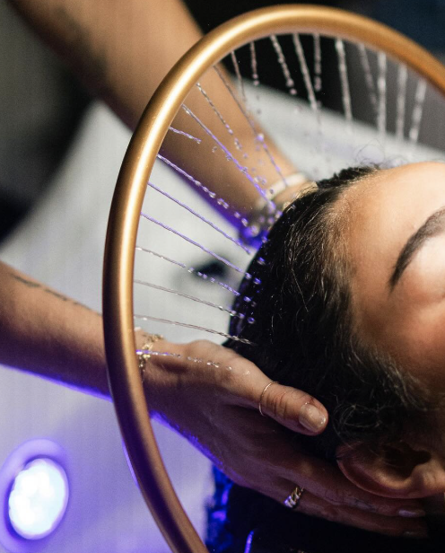 Head spa treatment