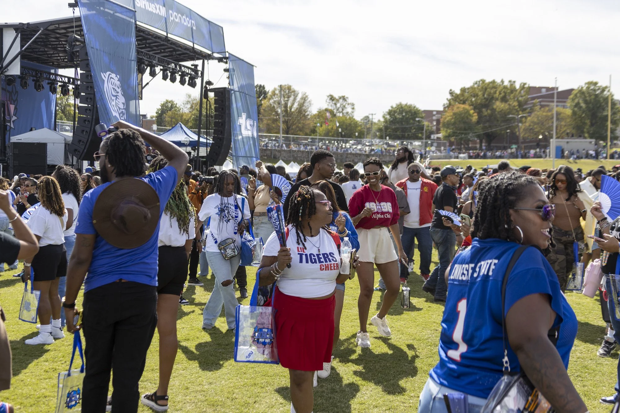 TSU Homecoming festival moment