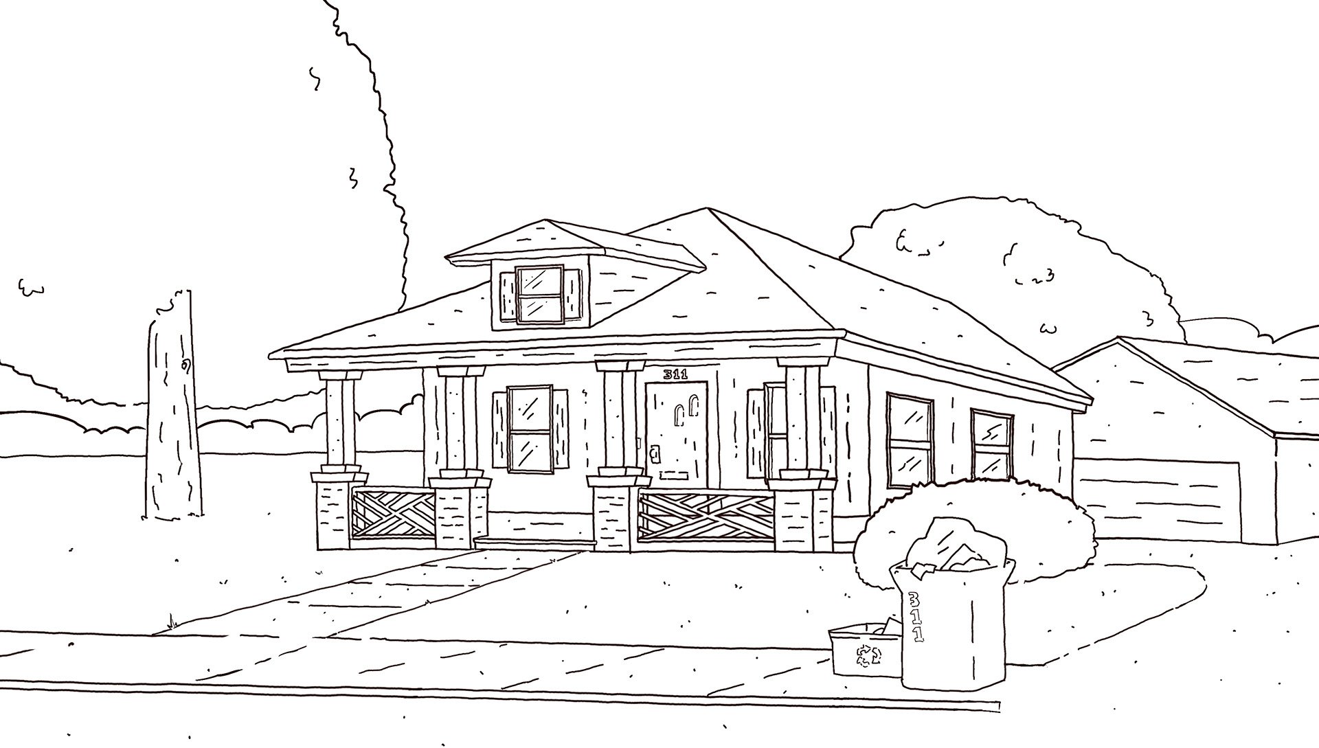 Portfolio artwork for background design
