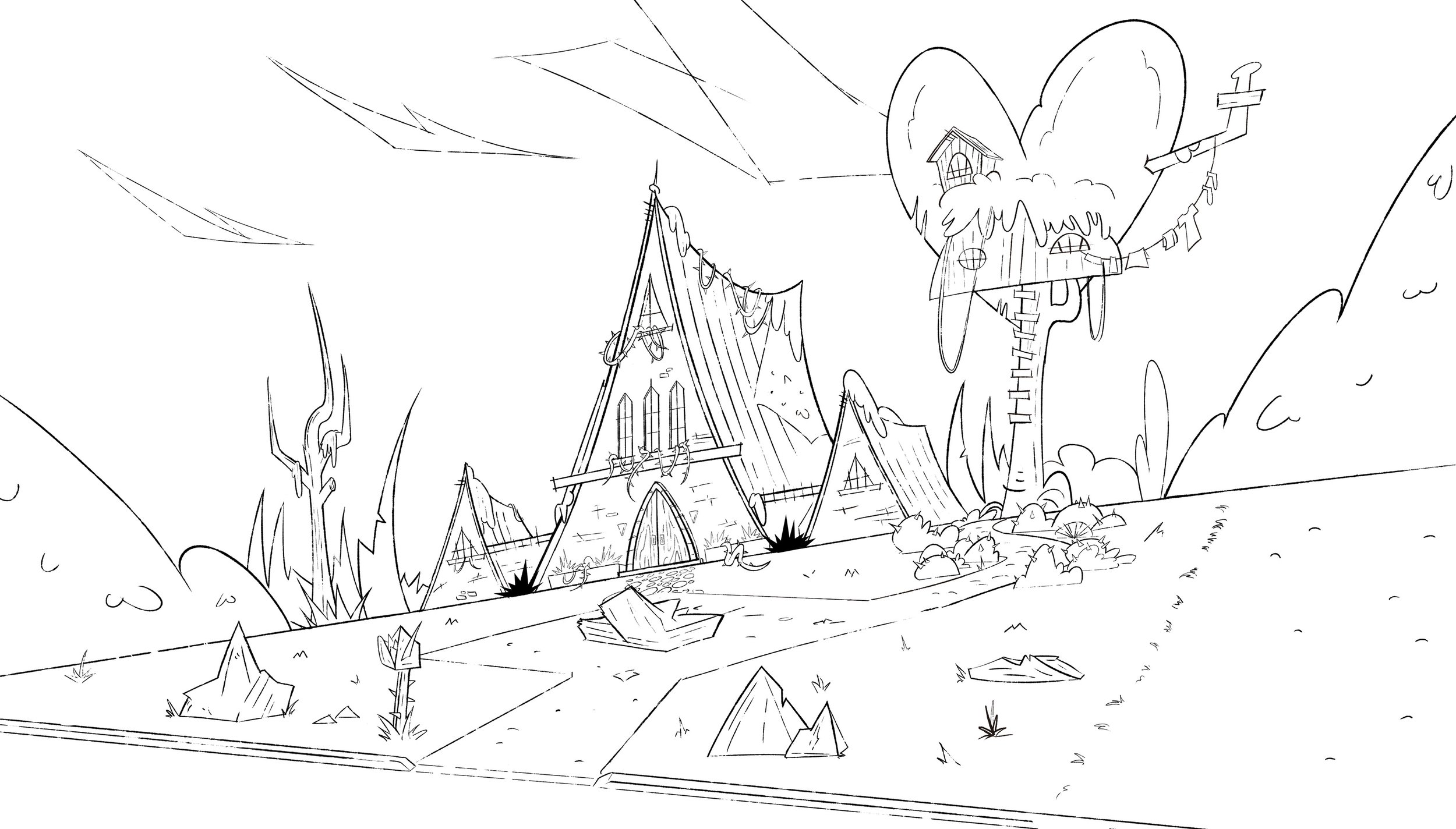 Portfolio artwork for background design