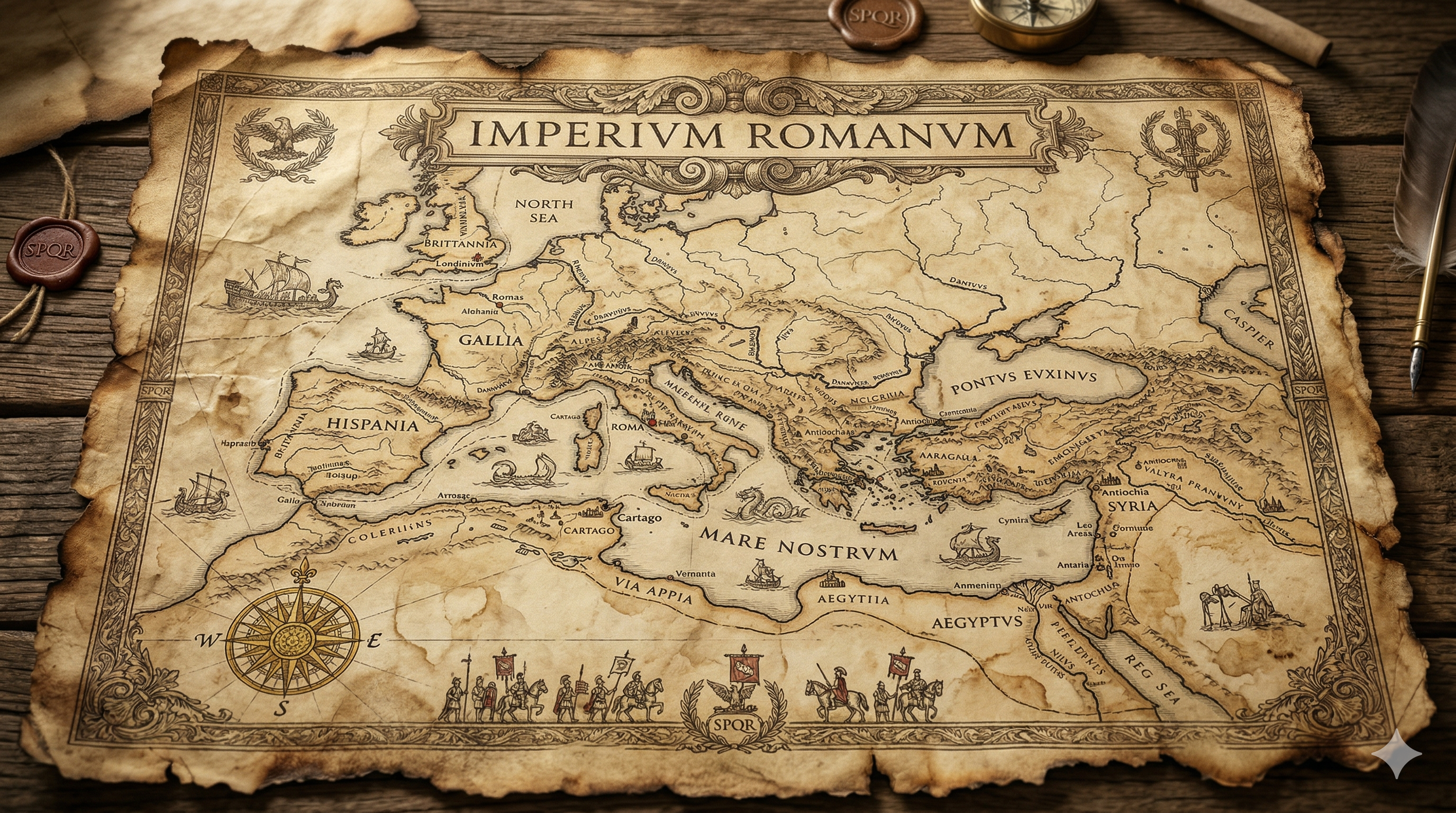 Mapa del Imperio Romano