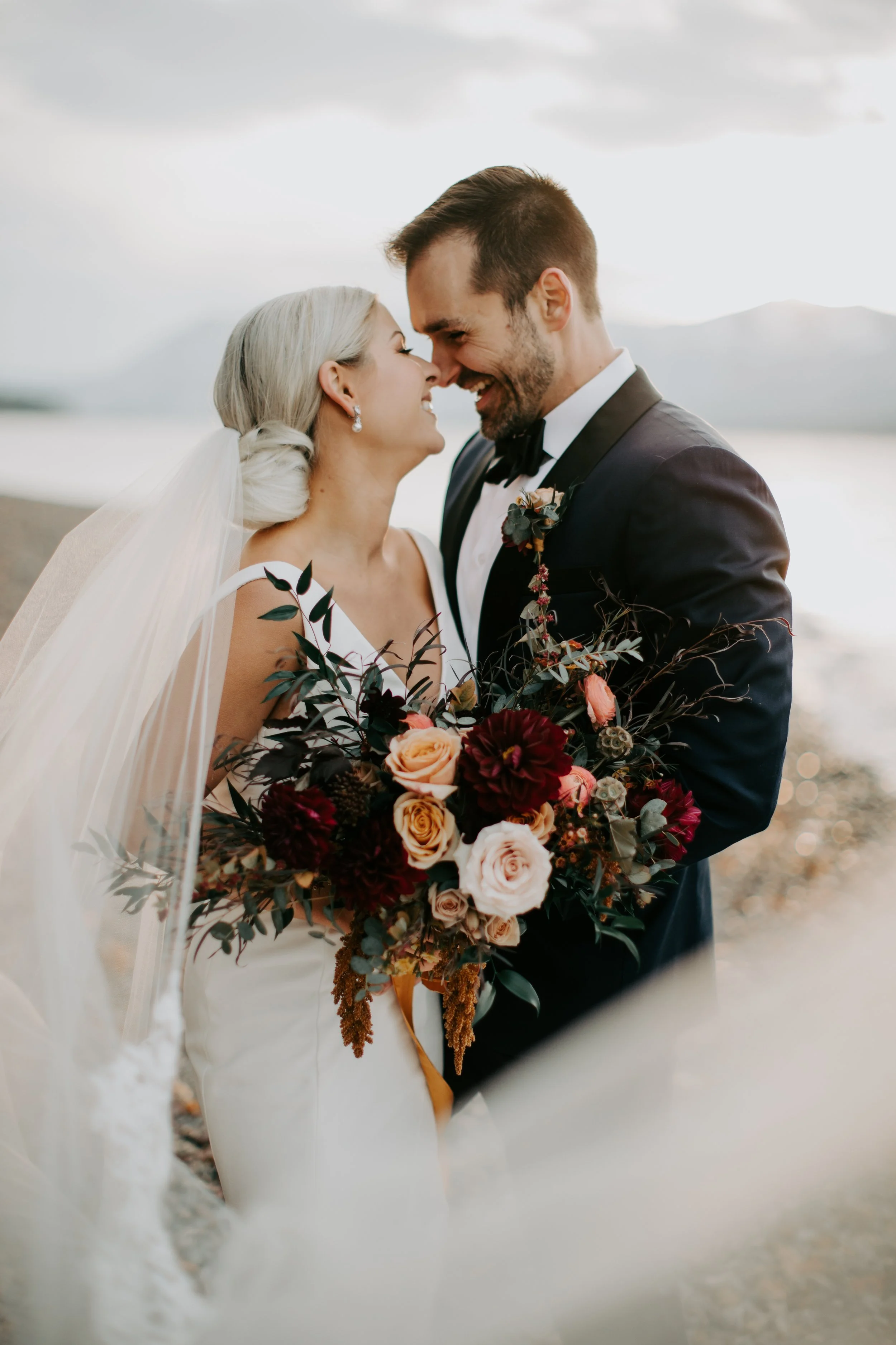 Candid elopement moment photographed by Aundrea Marie Photography