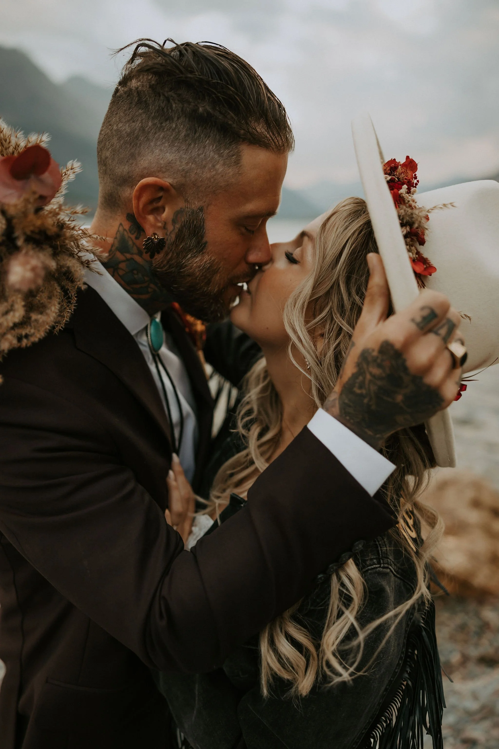 Montana elopement portrait photographed by Aundrea Marie Photography