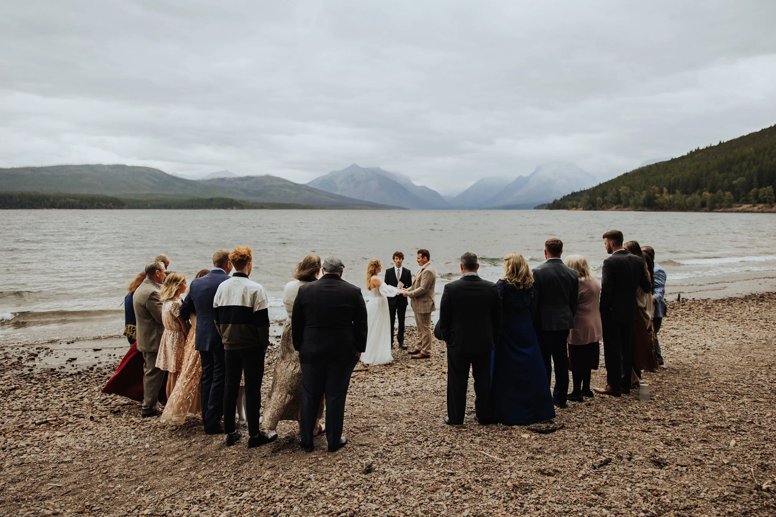 Ceremony on Lake McDonald