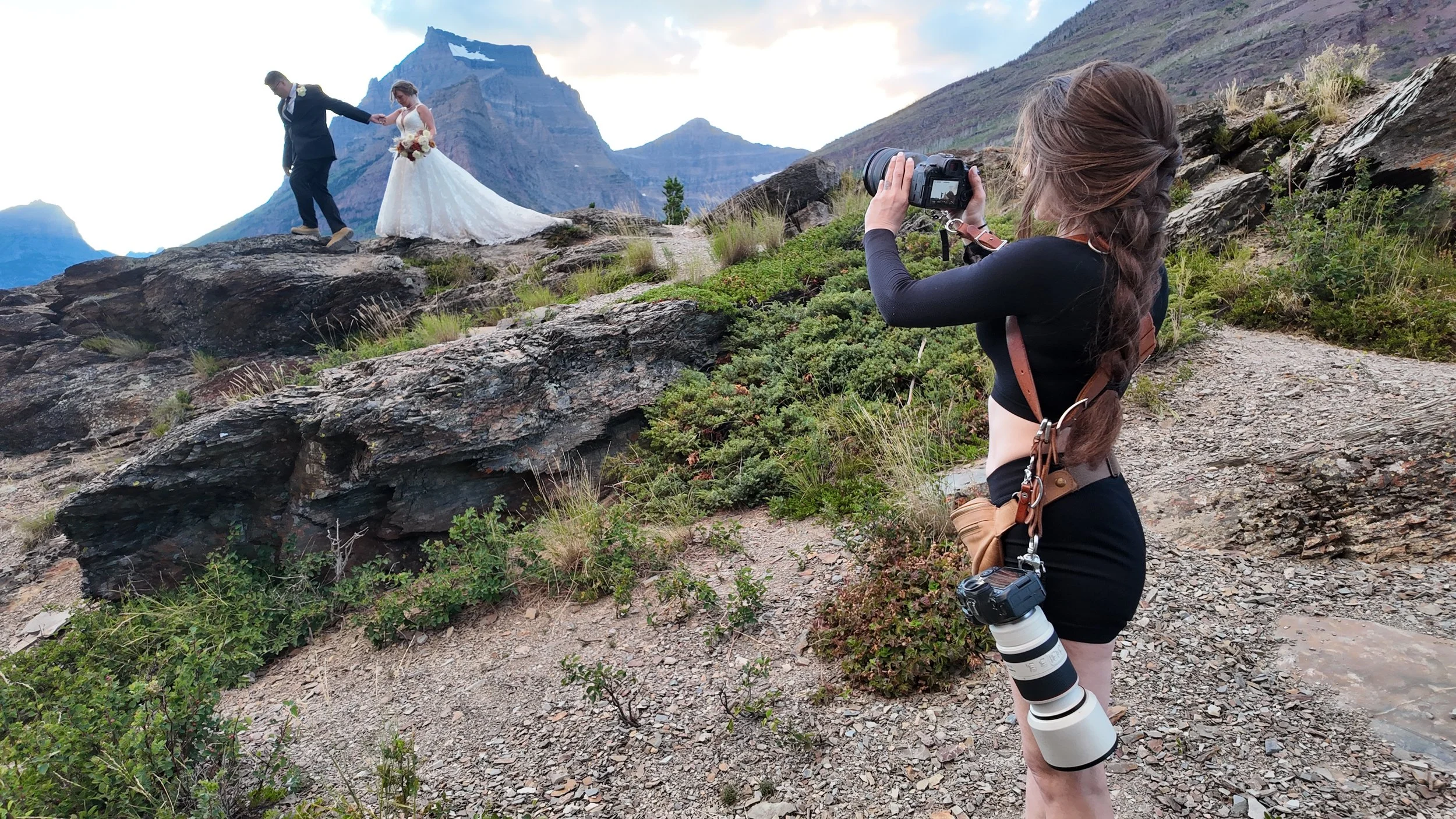 Aundrea Marie Photography working with clients in Montana
