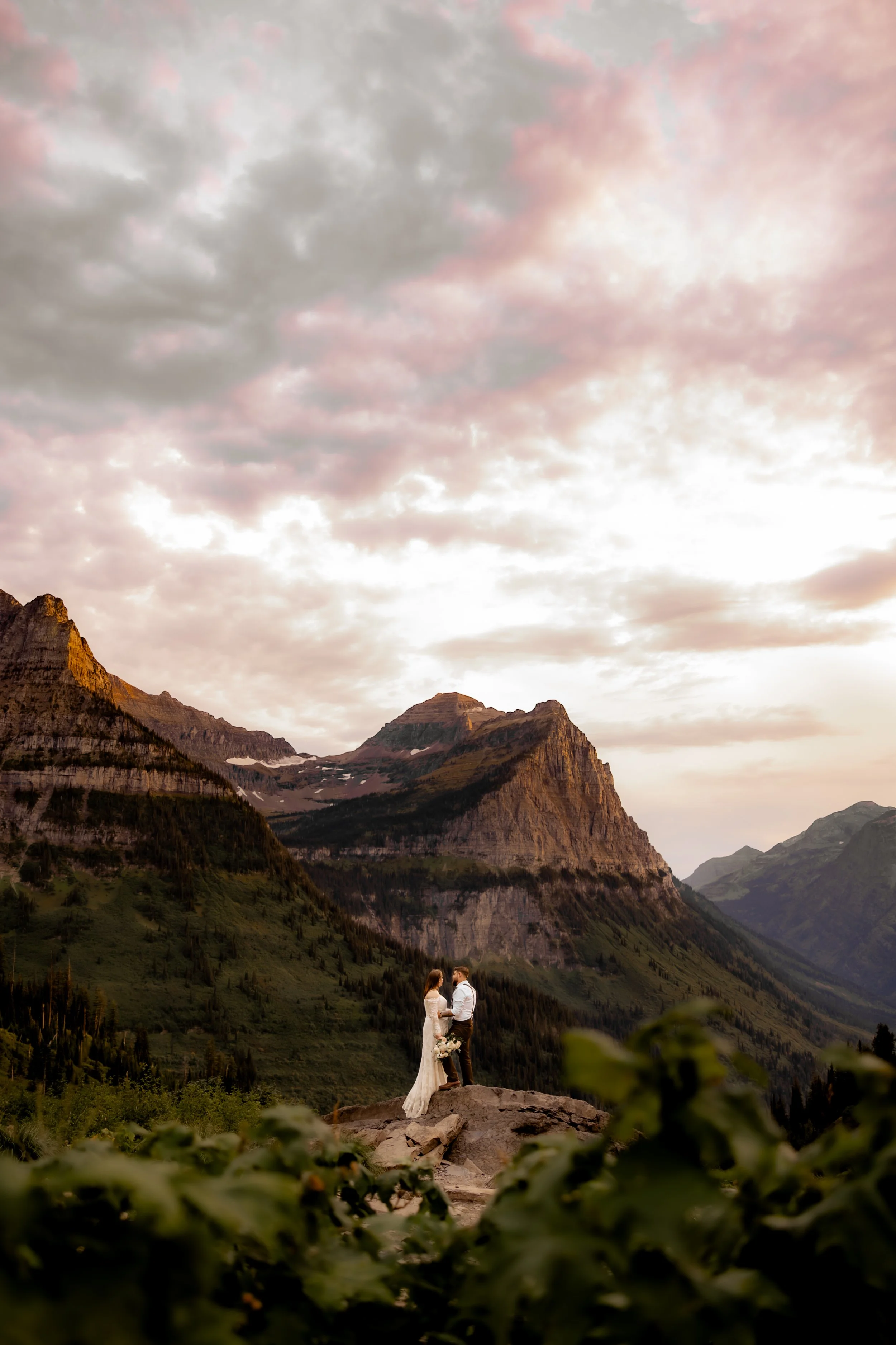 Montana wedding portrait photographed by Aundrea Marie Photography