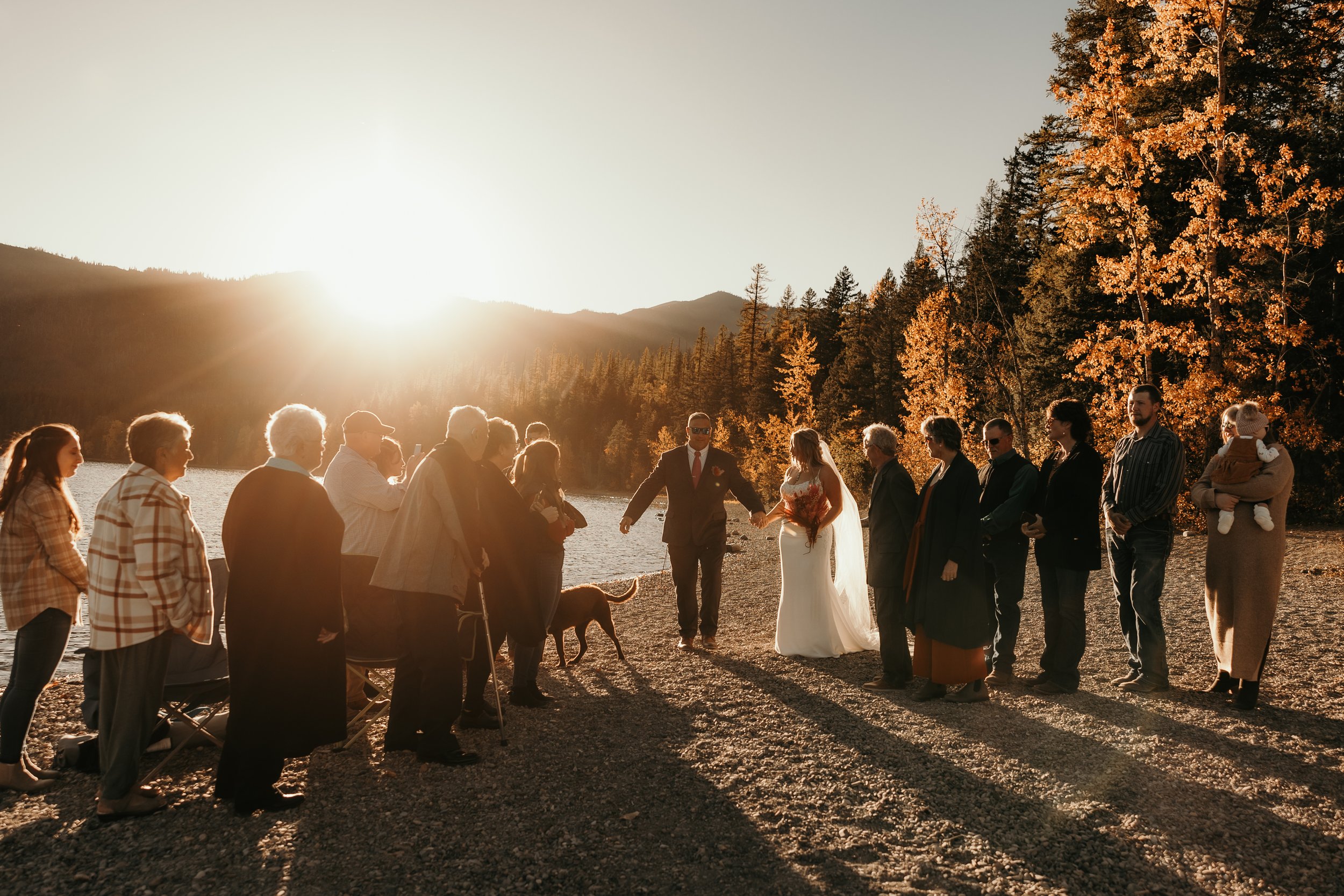 Fish Creek Picnic Area ceremony location in Glacier National Park