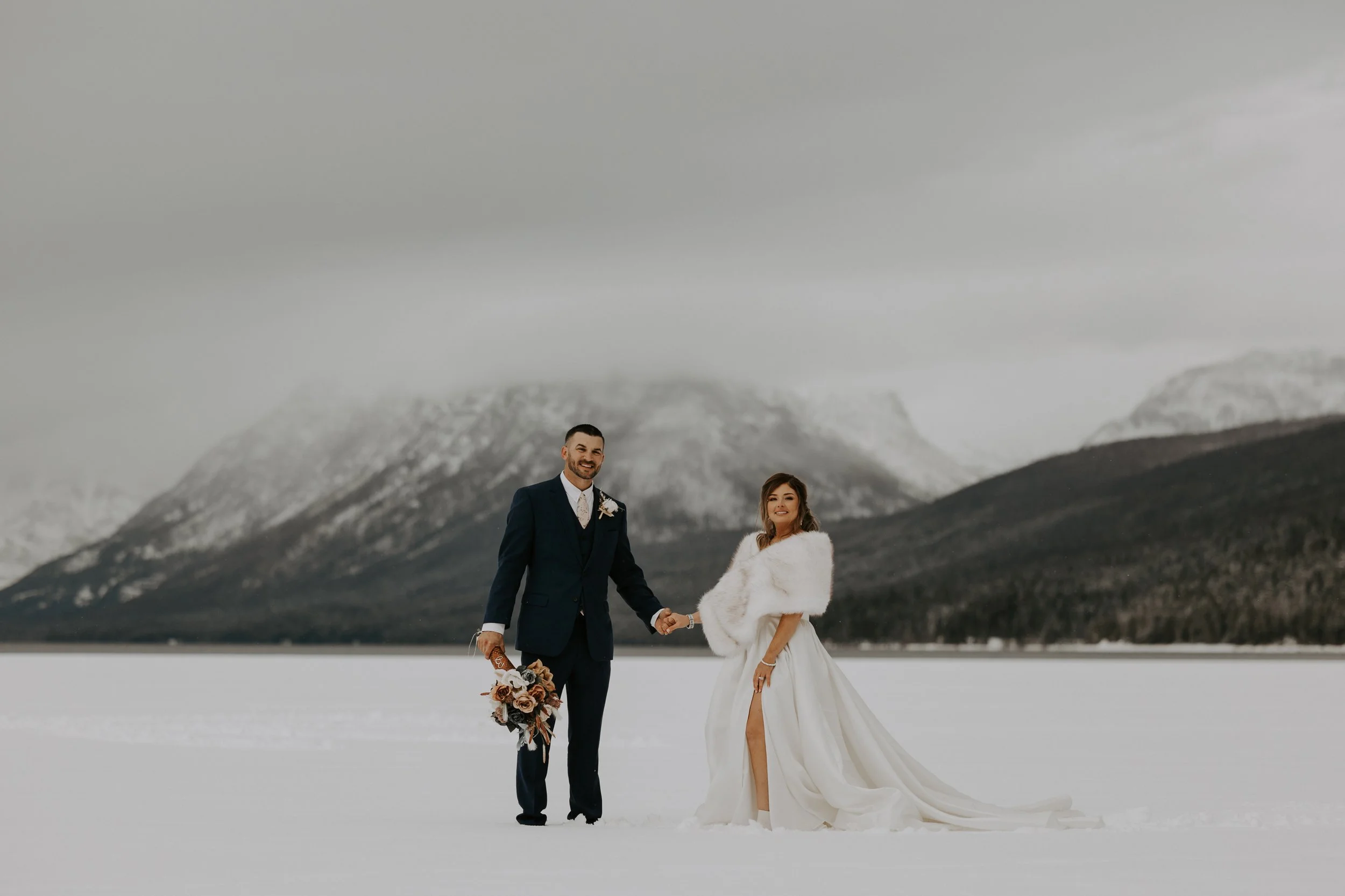 Winter access to Lake McDonald Lodge in Glacier National Park