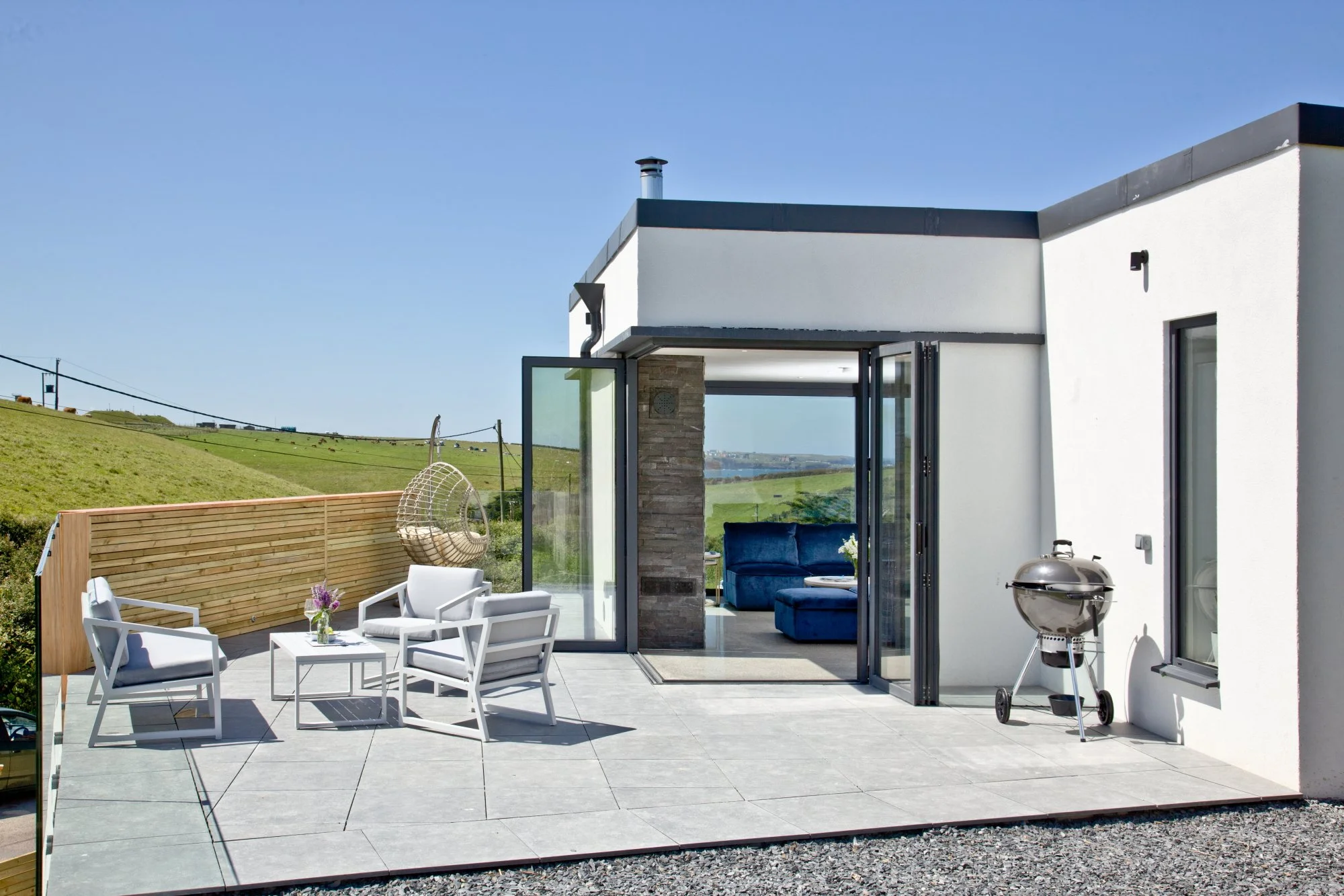 Rockpools terrace and pool by day