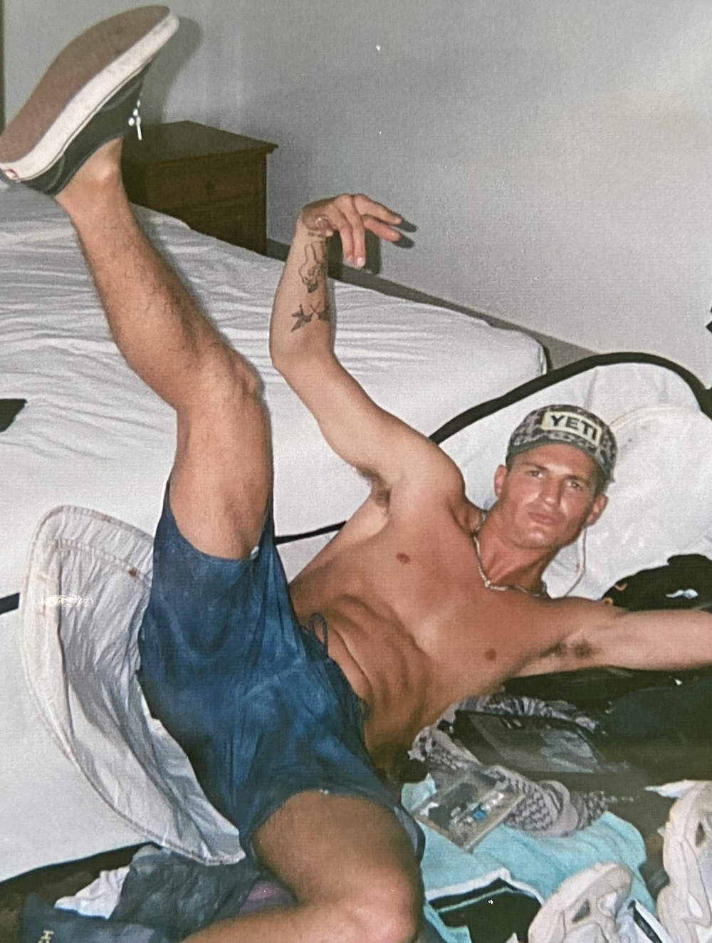 Kicking back