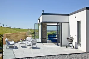 Rockpools terrace and pool by day