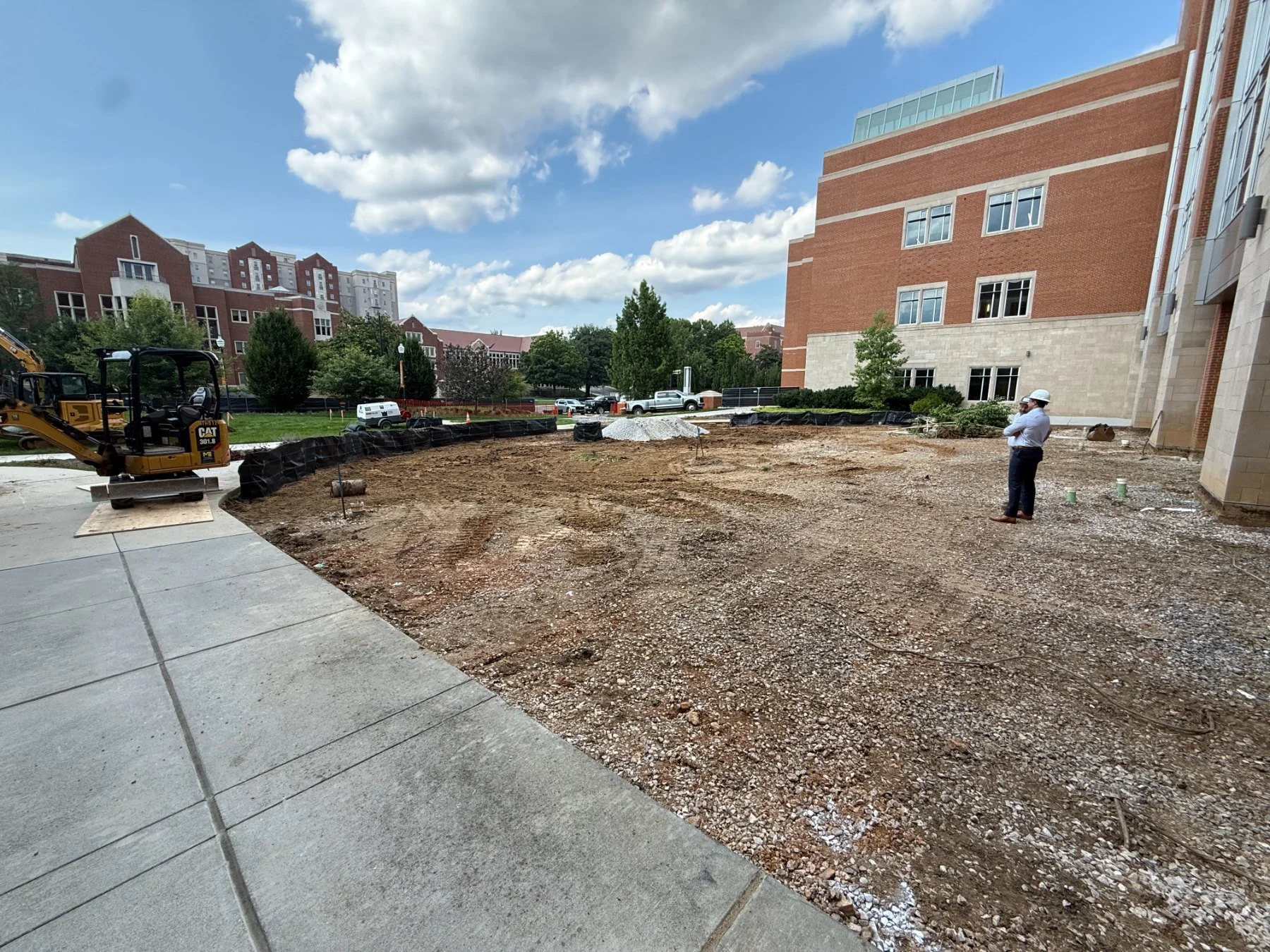 Campus construction site