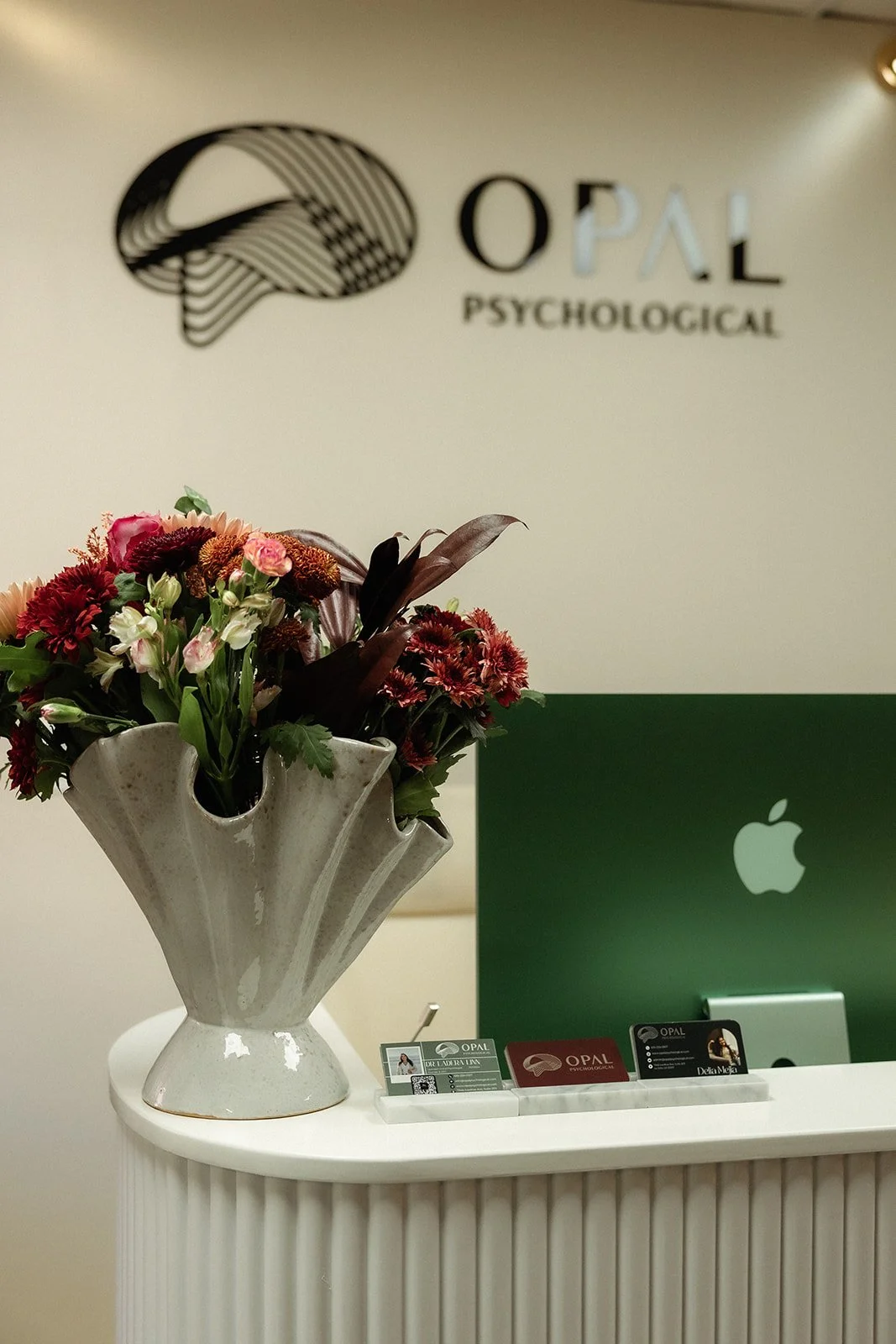 A detail of the OPAL Psychological office space