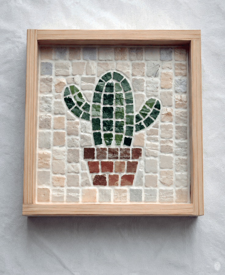 Mozaikowa tacka lub ramka 20x20 cm