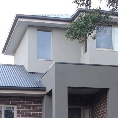 Rendered home exterior repaint with even sheen