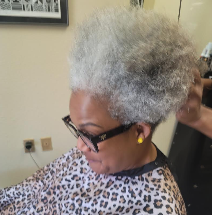 Before Sisterlocks installation at Just B Beautiful