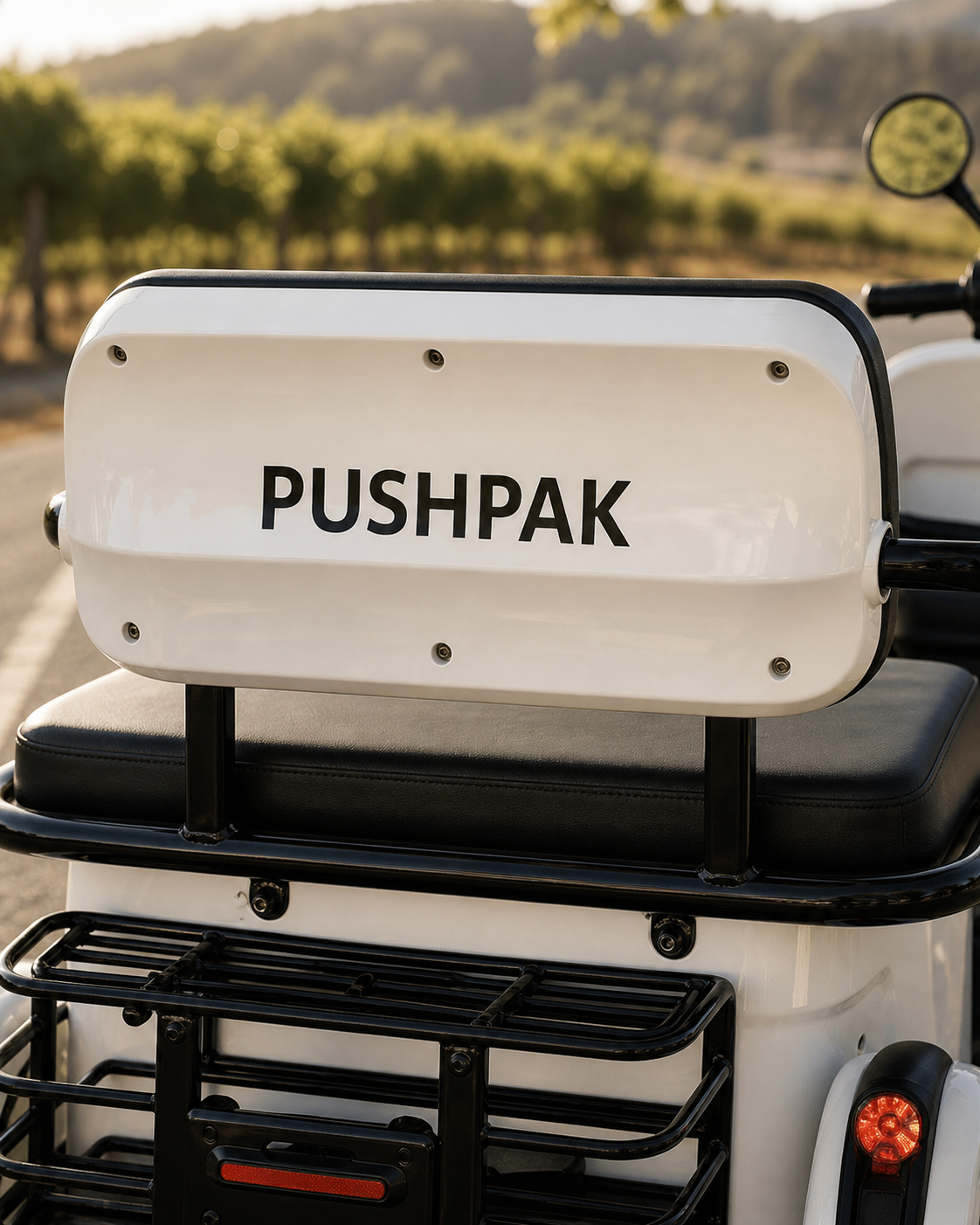 Pushpak electric trike detail