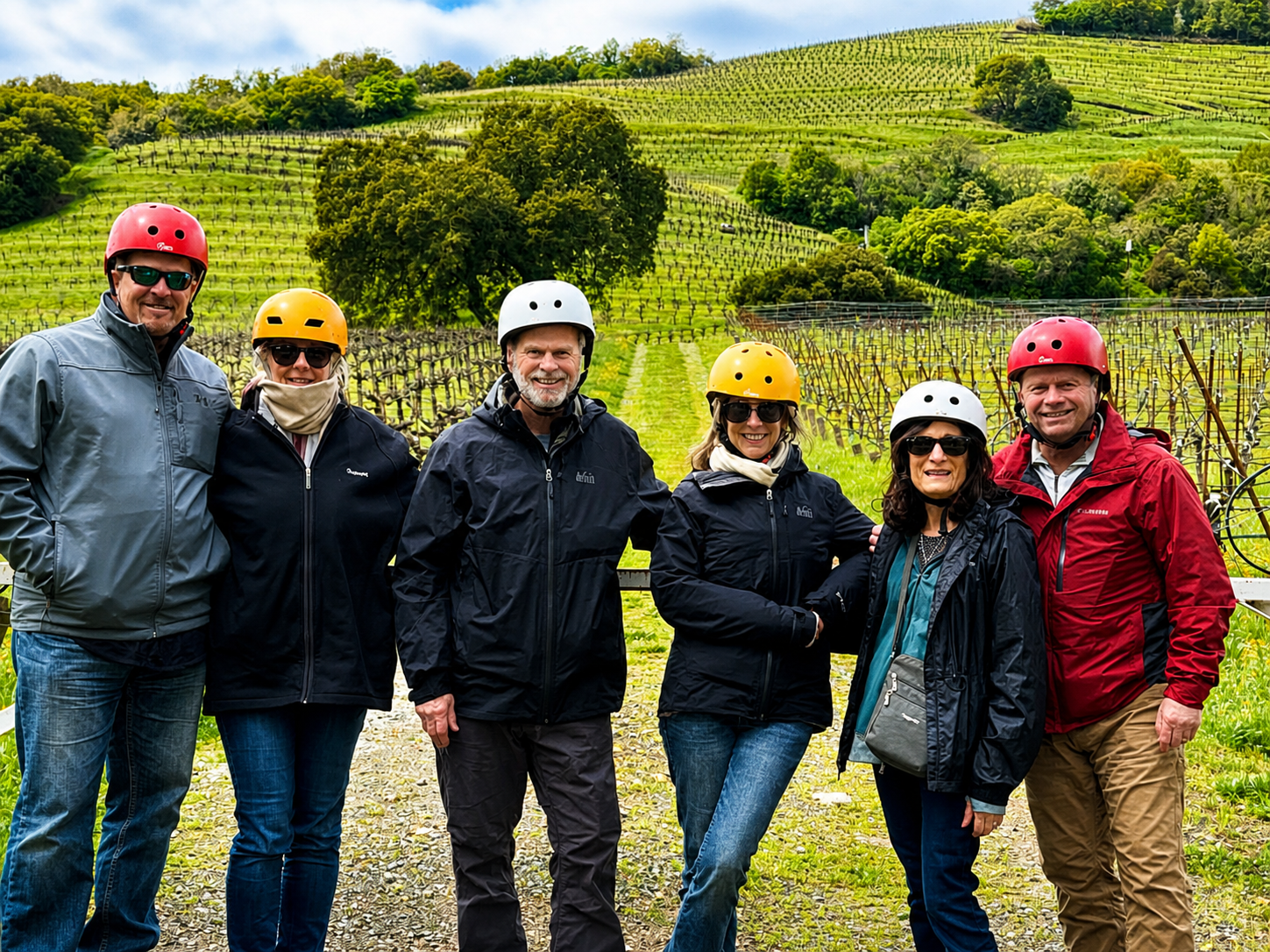 Private group electric trike tour in Sonoma wine country