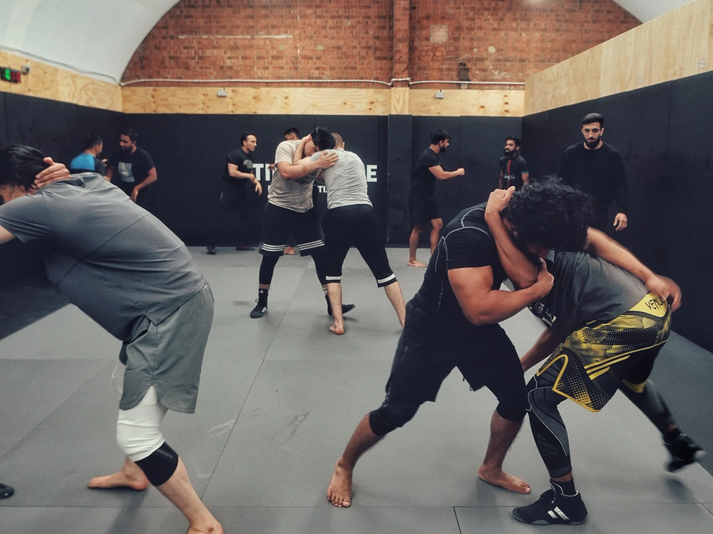 Wrestling training at Tigerstyle MMA