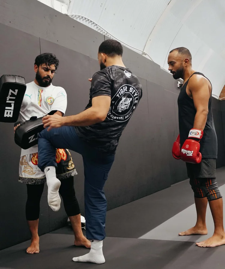 Muay Thai training at Tigerstyle