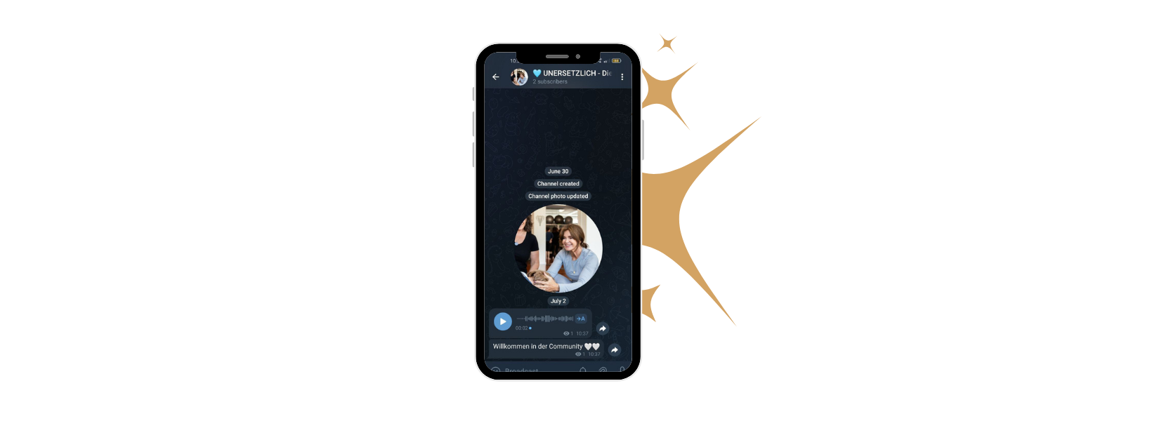 Telegram Raum