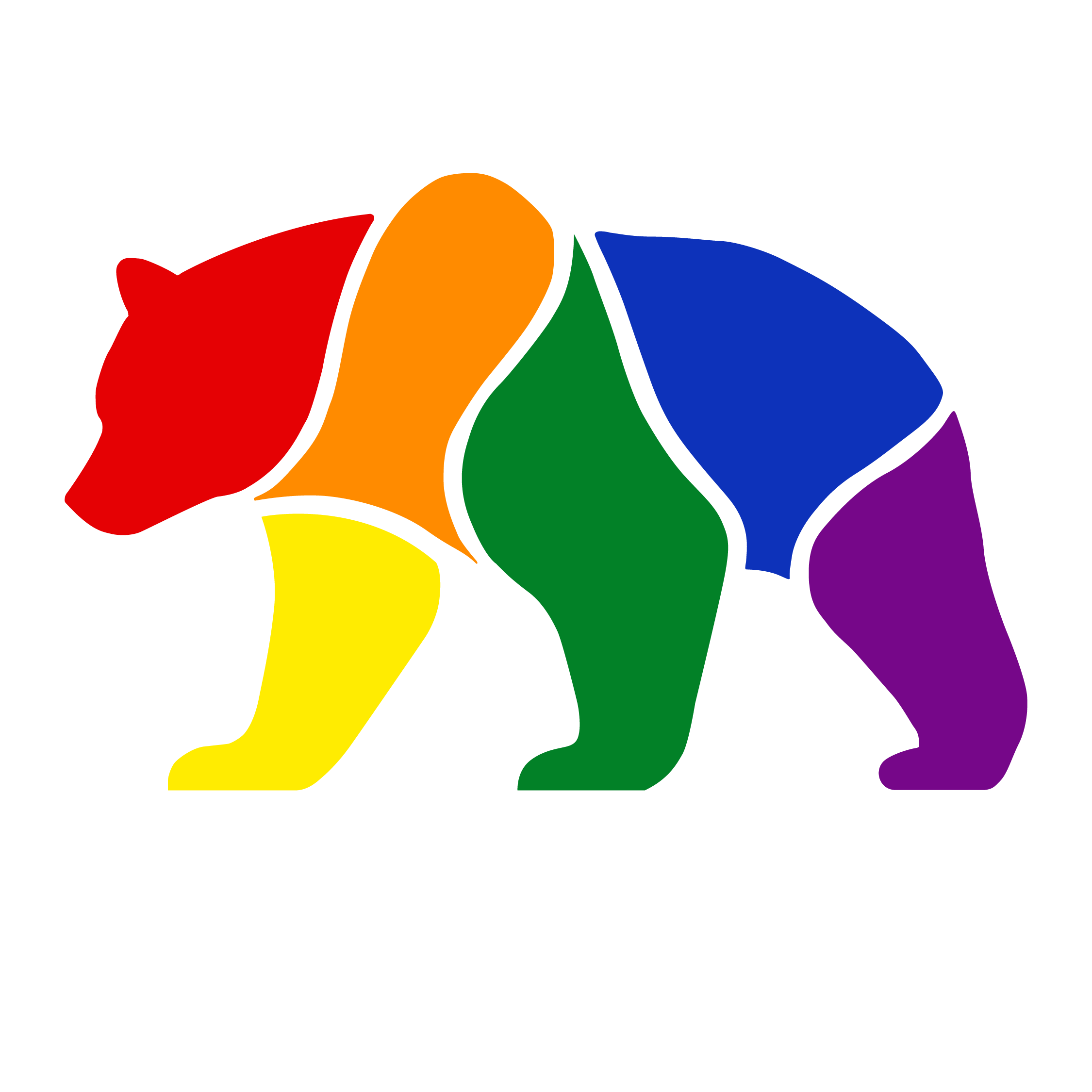 The Bear Company modular Pride bear icon