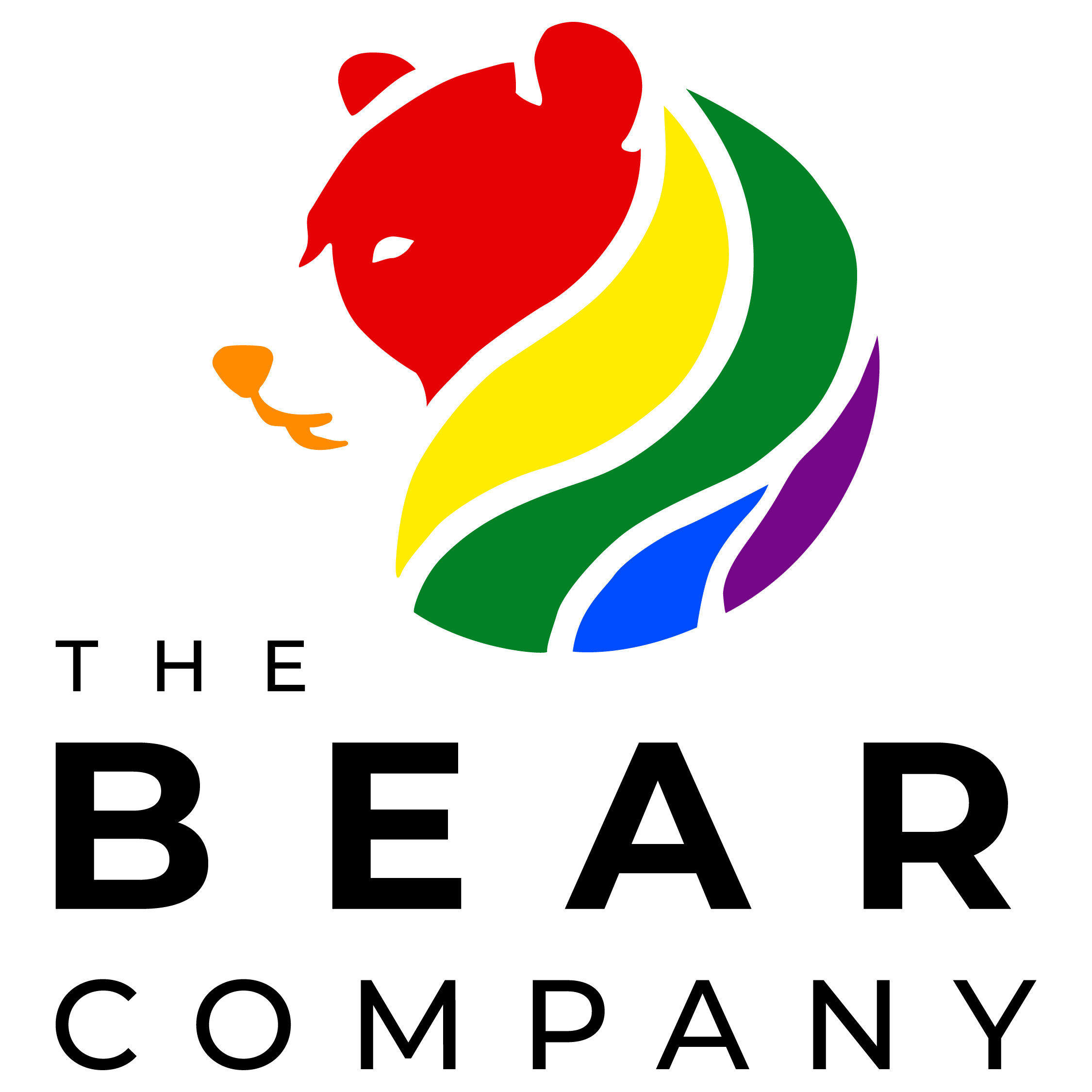 Flowing bear icon development for The Bear Company
