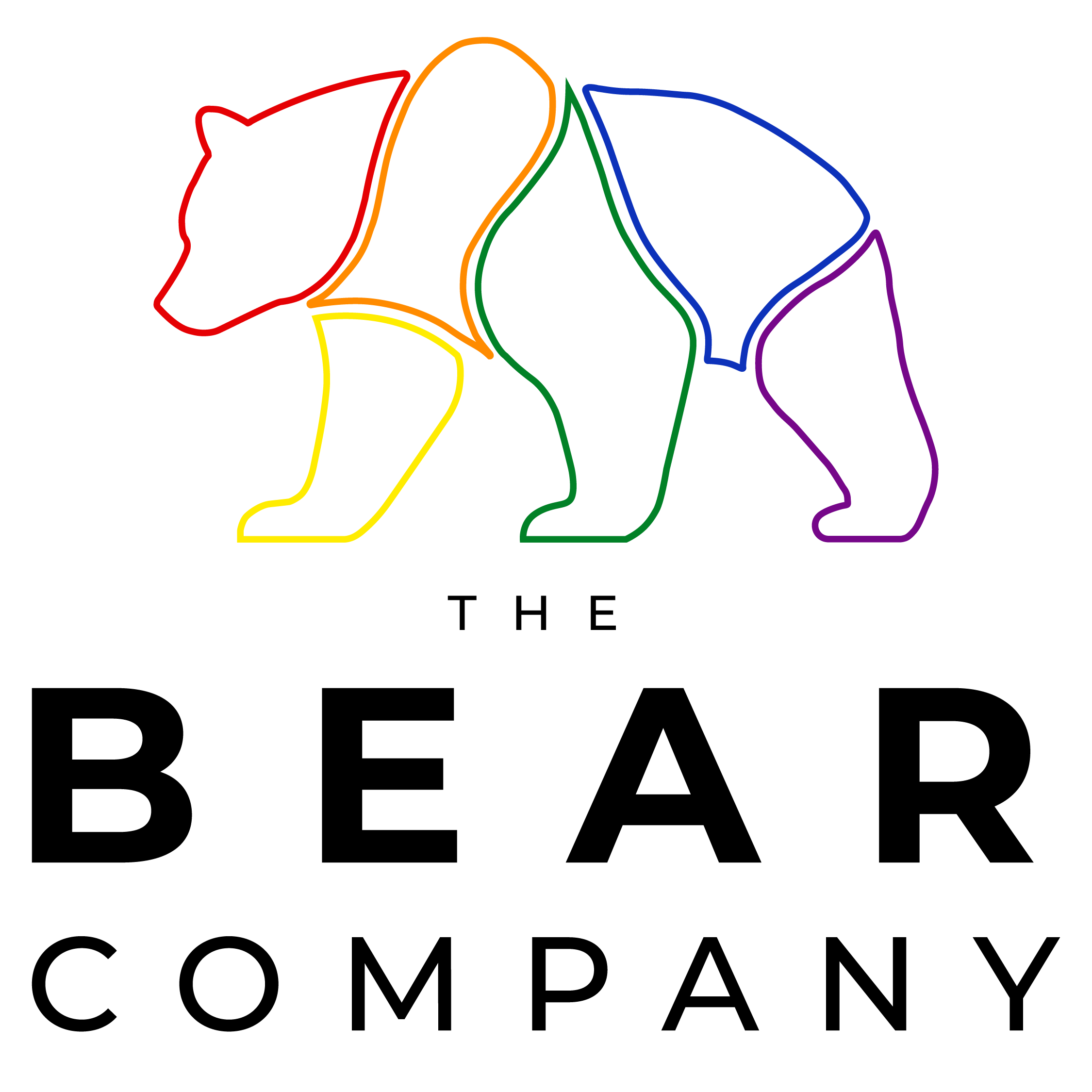 Linear bear logo development for The Bear Company