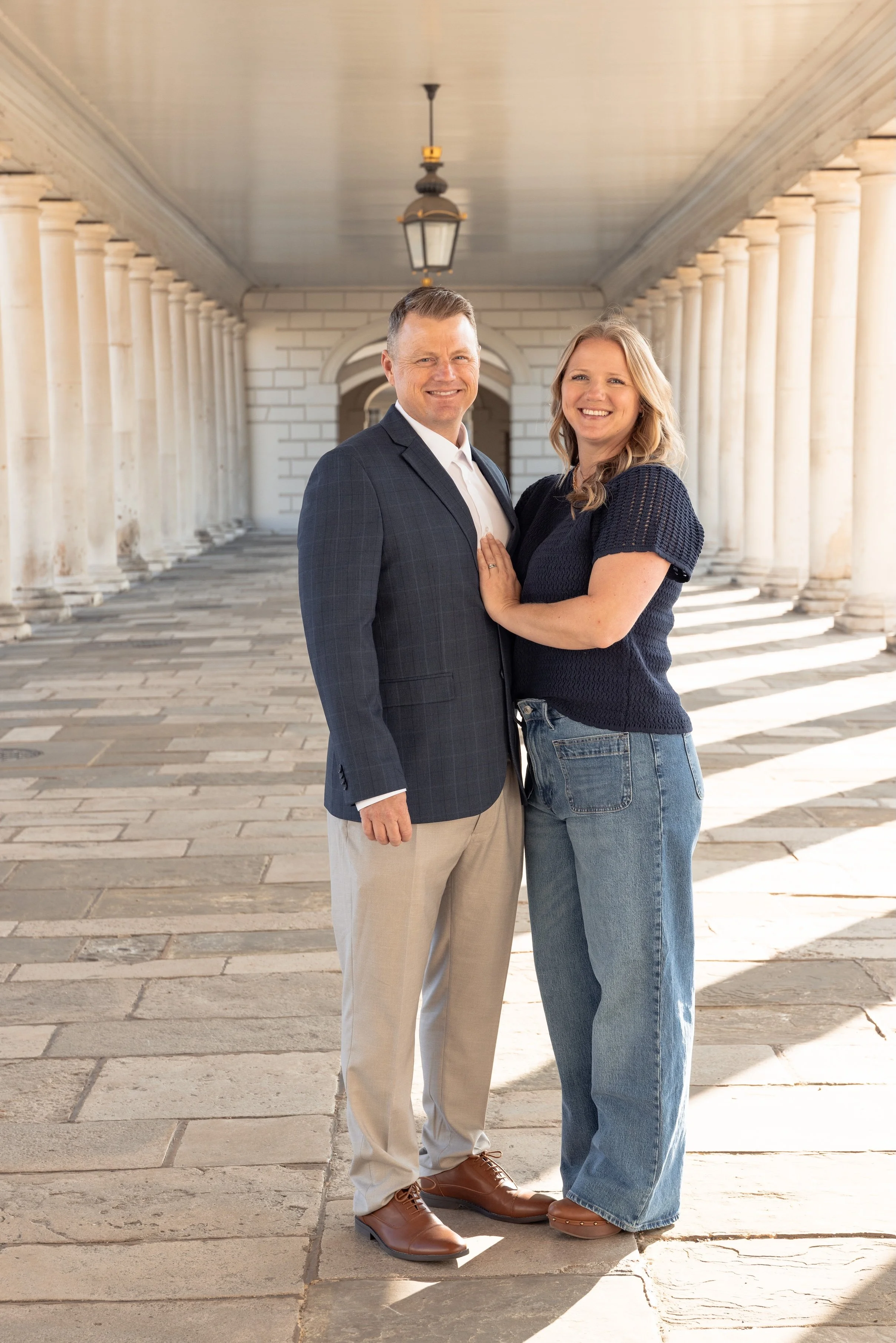 Romantic couple photoshoot in Greenwich London by Jamie Melville